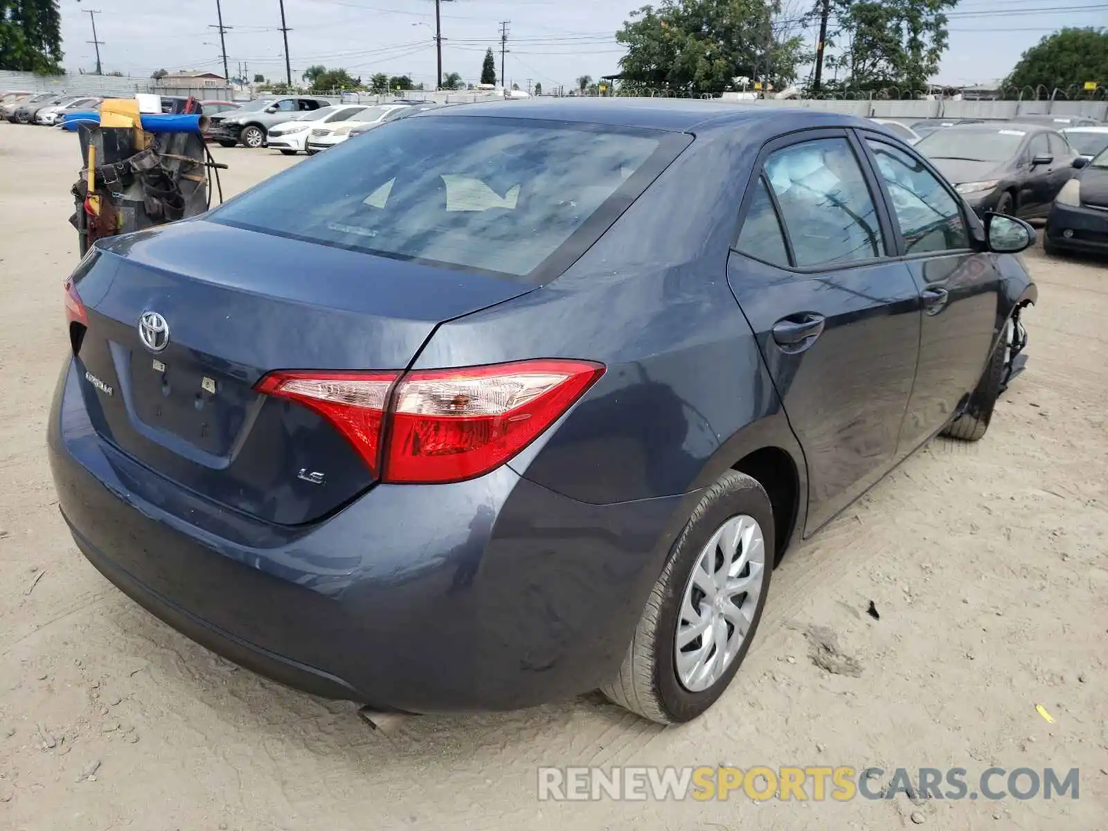 4 Photograph of a damaged car 5YFBURHE5KP930972 TOYOTA COROLLA 2019