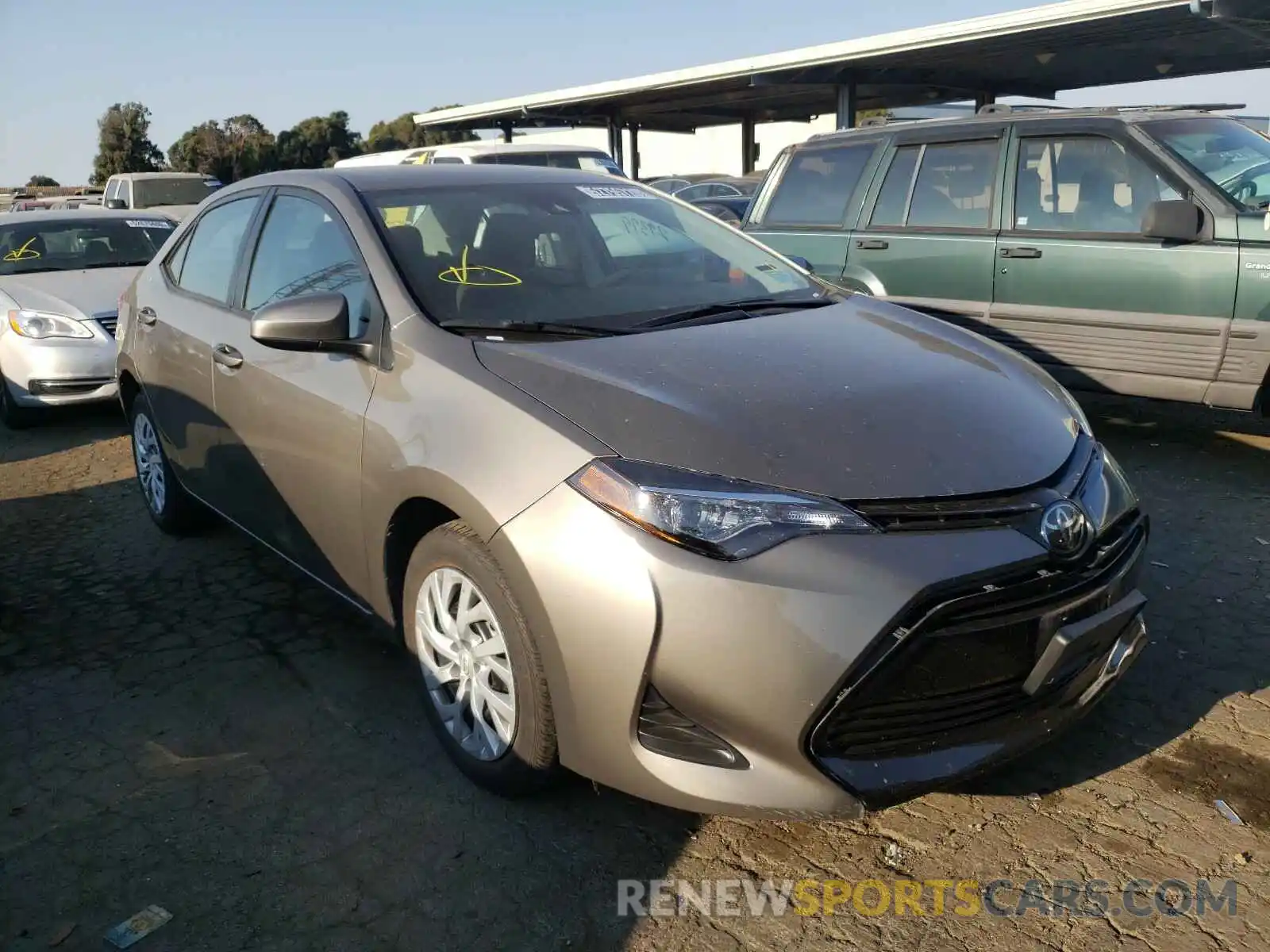 1 Photograph of a damaged car 5YFBURHE5KP931426 TOYOTA COROLLA 2019