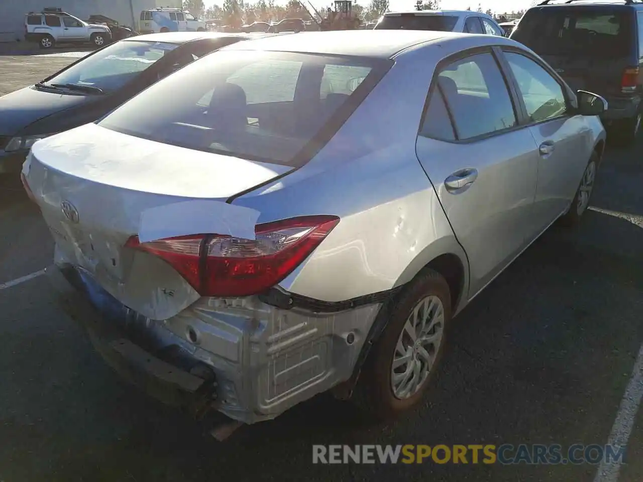 4 Photograph of a damaged car 5YFBURHE5KP931569 TOYOTA COROLLA 2019