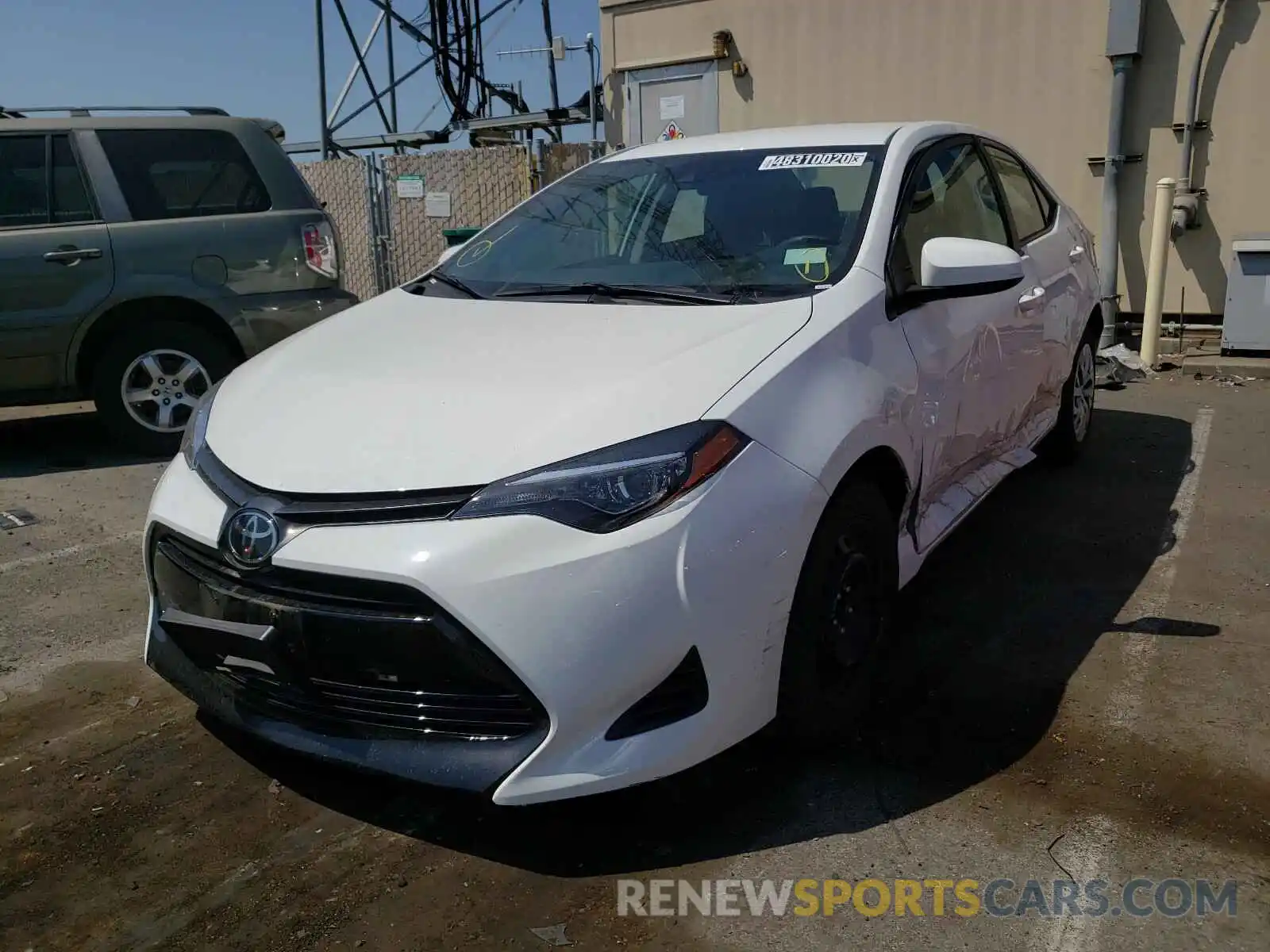 2 Photograph of a damaged car 5YFBURHE5KP931684 TOYOTA COROLLA 2019