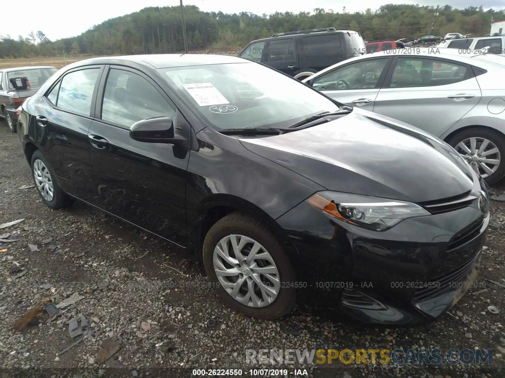 1 Photograph of a damaged car 5YFBURHE5KP932043 TOYOTA COROLLA 2019