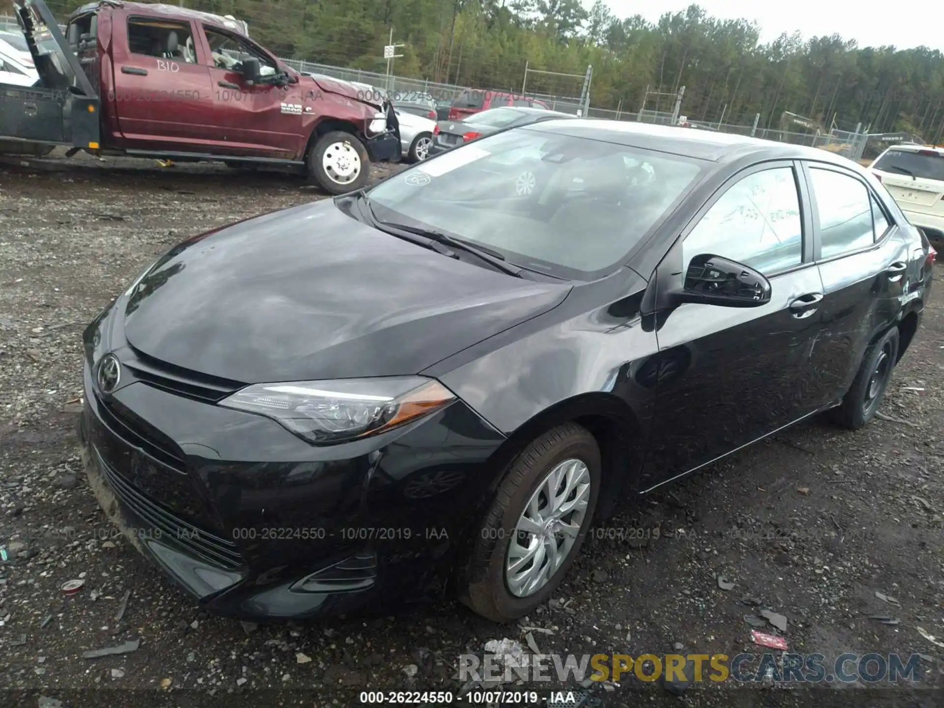 2 Photograph of a damaged car 5YFBURHE5KP932043 TOYOTA COROLLA 2019