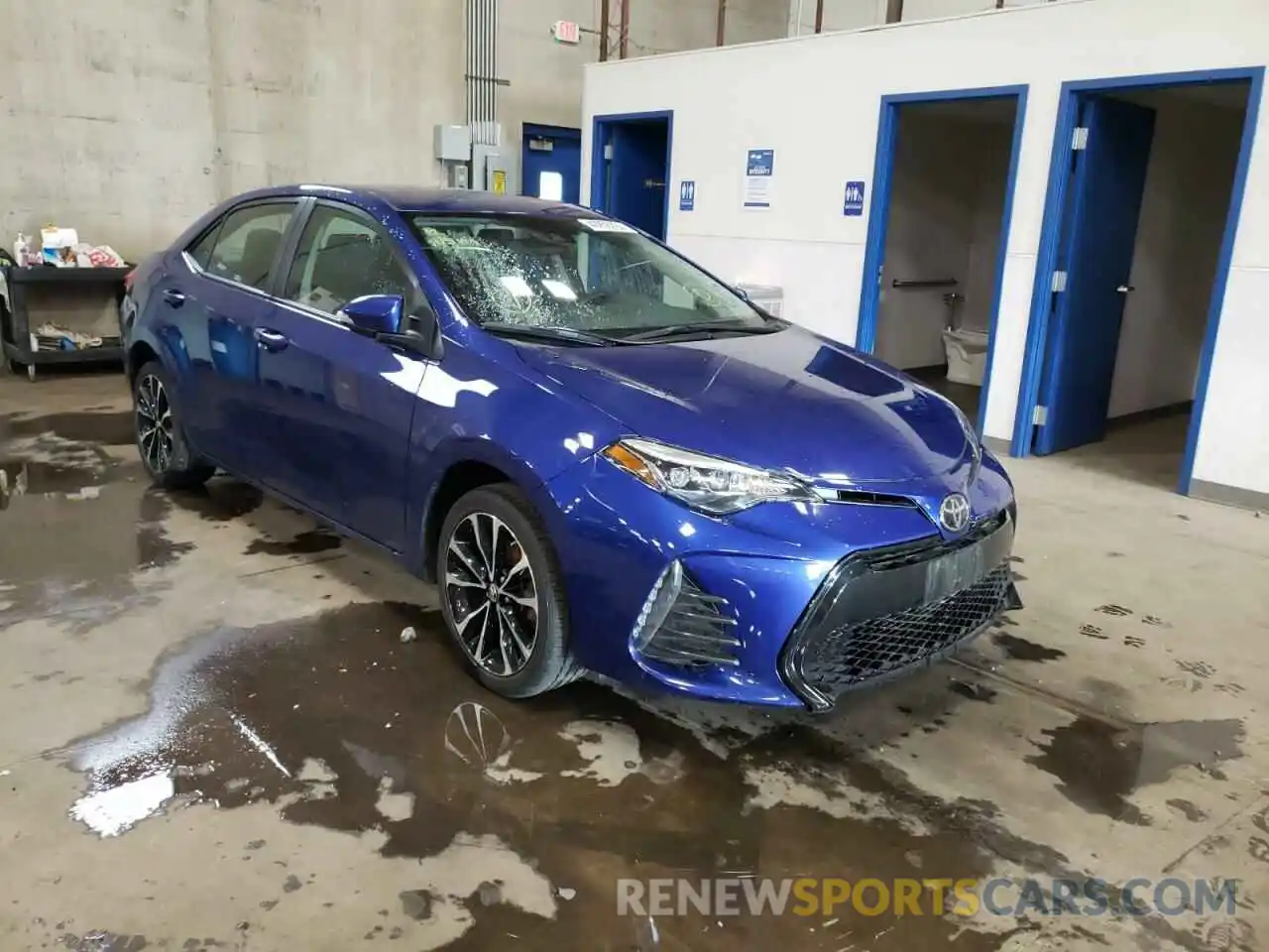 1 Photograph of a damaged car 5YFBURHE5KP932124 TOYOTA COROLLA 2019