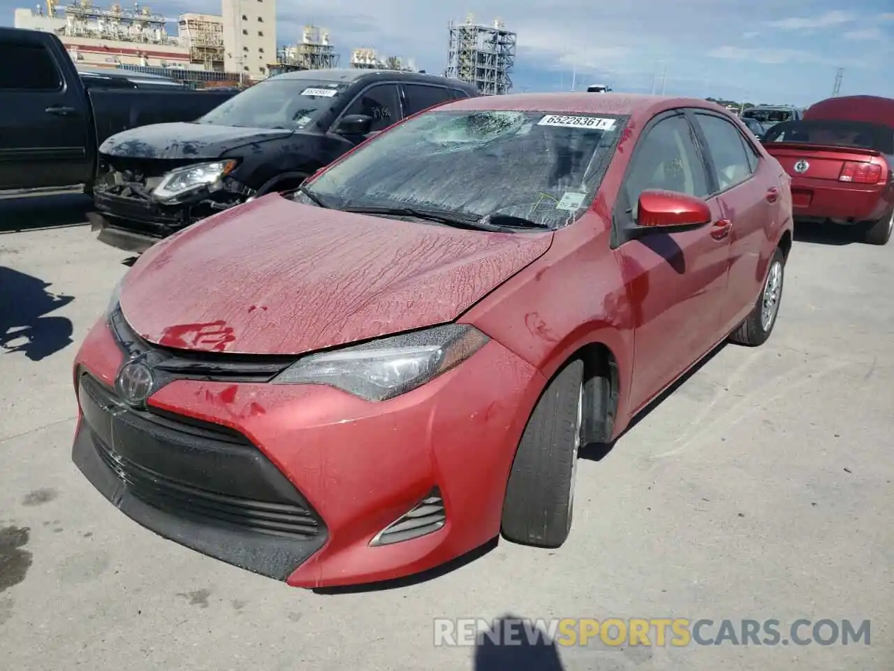 2 Фотография поврежденного автомобиля 5YFBURHE5KP932298 TOYOTA COROLLA 2019