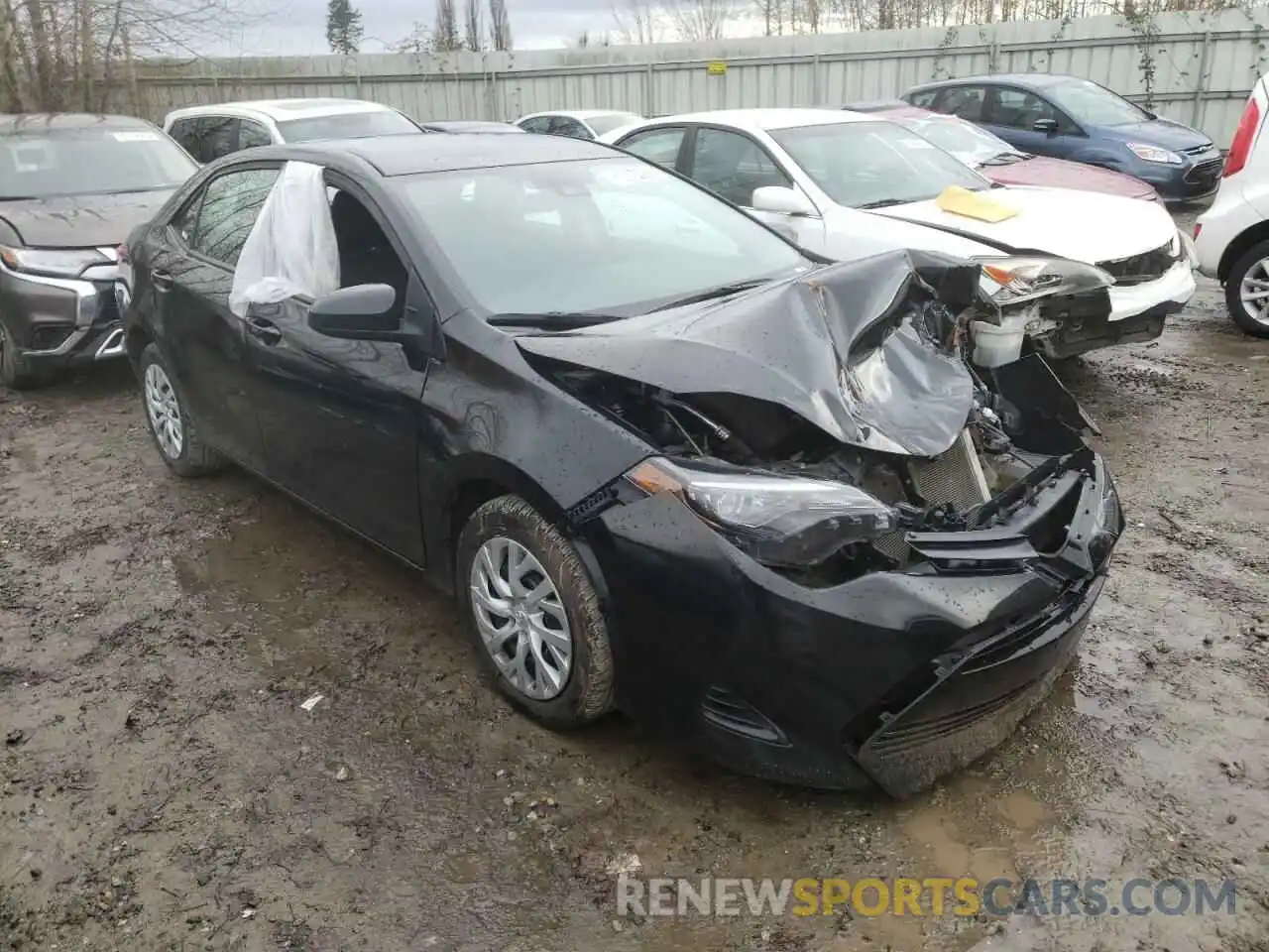 1 Photograph of a damaged car 5YFBURHE5KP932396 TOYOTA COROLLA 2019