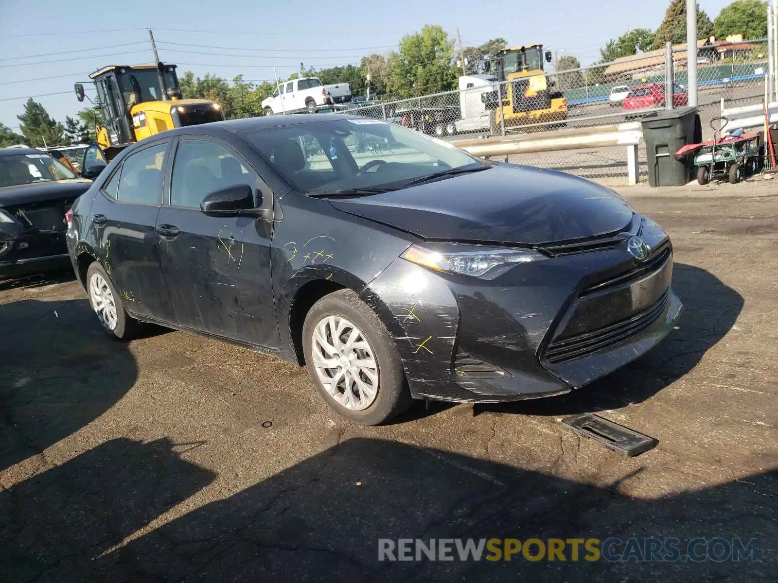 9 Photograph of a damaged car 5YFBURHE5KP932561 TOYOTA COROLLA 2019