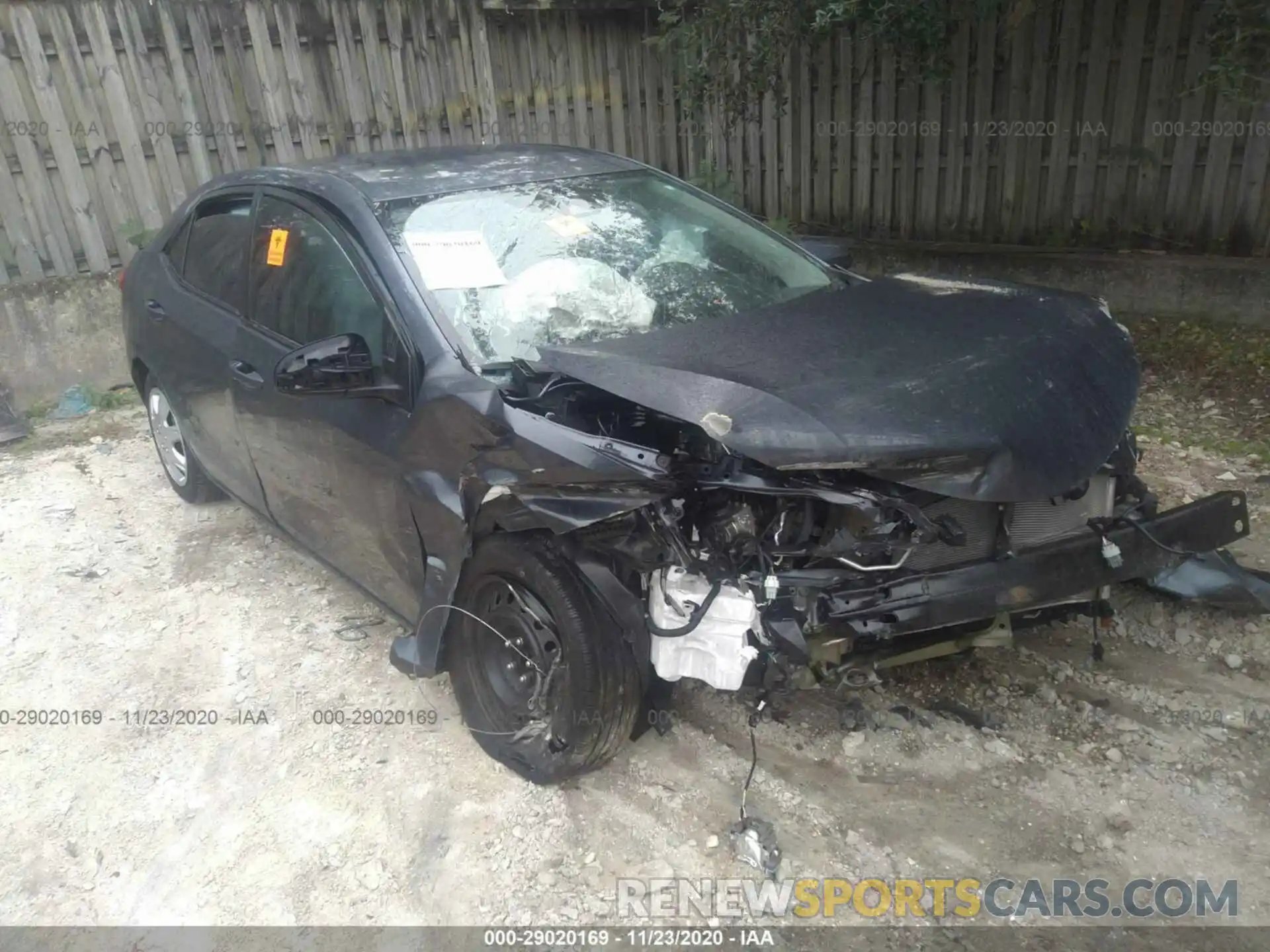 1 Photograph of a damaged car 5YFBURHE5KP932740 TOYOTA COROLLA 2019