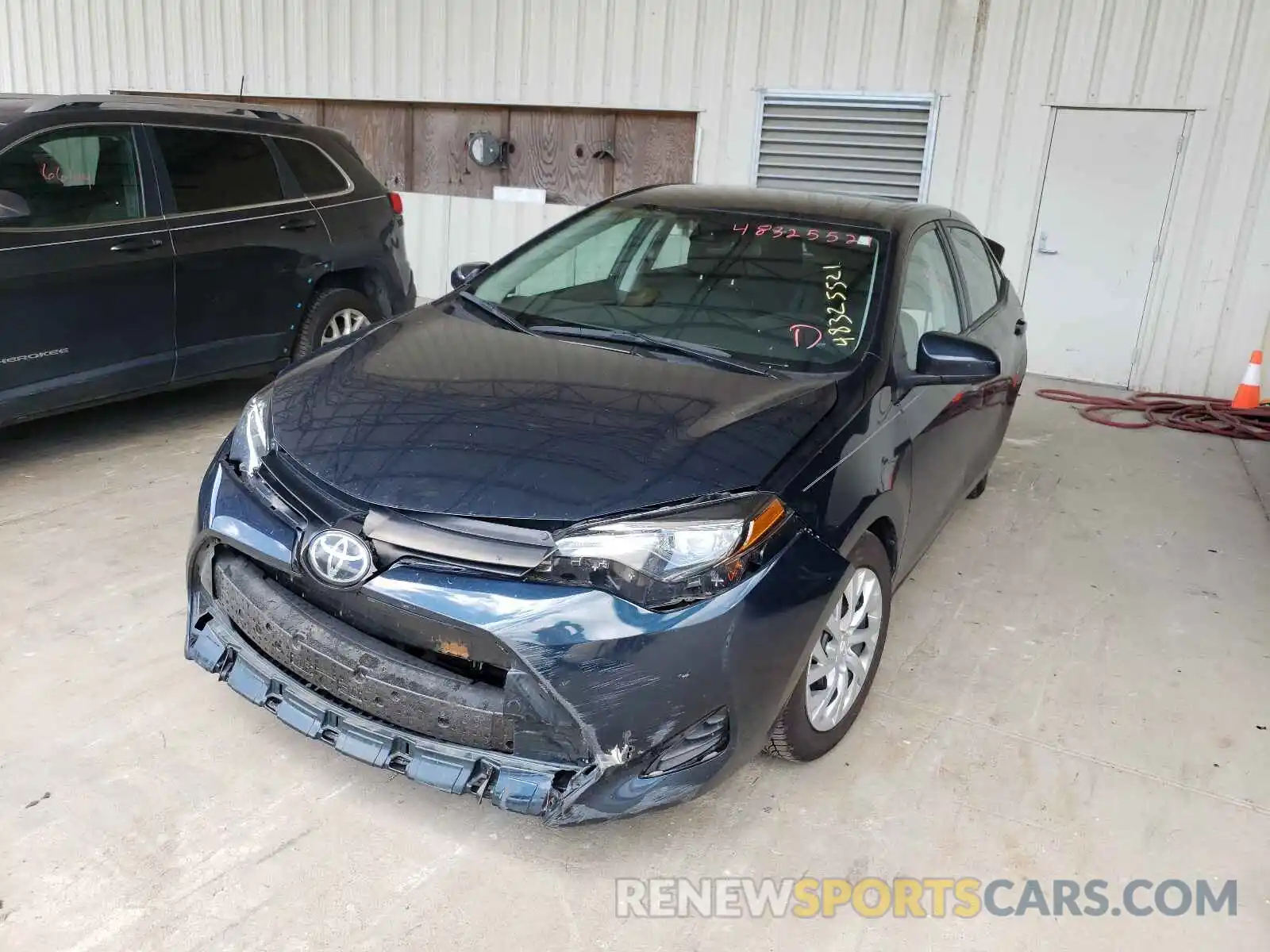 2 Photograph of a damaged car 5YFBURHE5KP932897 TOYOTA COROLLA 2019