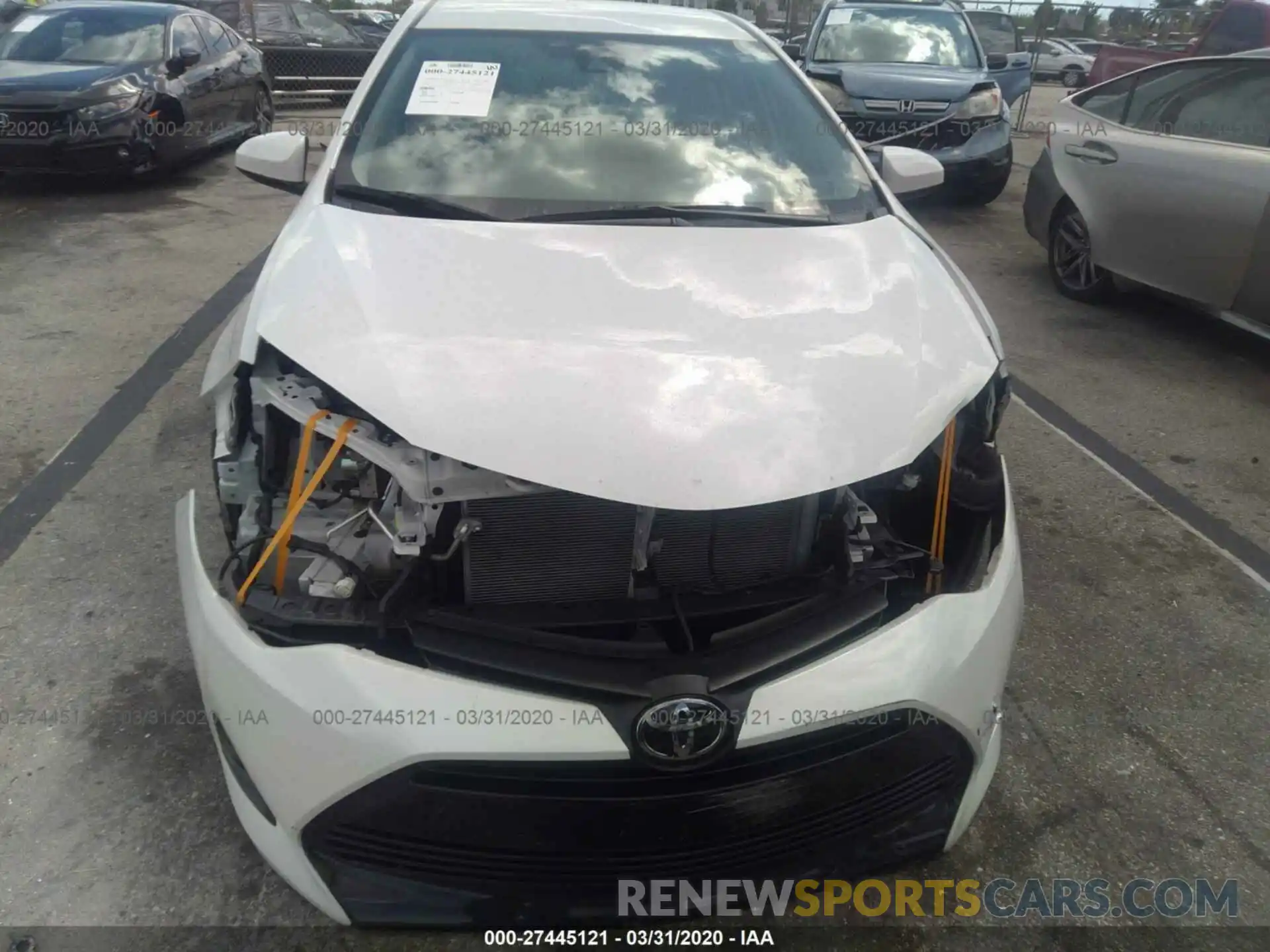 6 Photograph of a damaged car 5YFBURHE5KP933337 TOYOTA COROLLA 2019