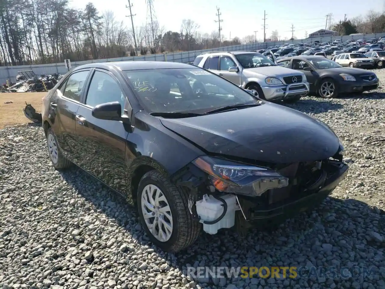 1 Photograph of a damaged car 5YFBURHE5KP933919 TOYOTA COROLLA 2019