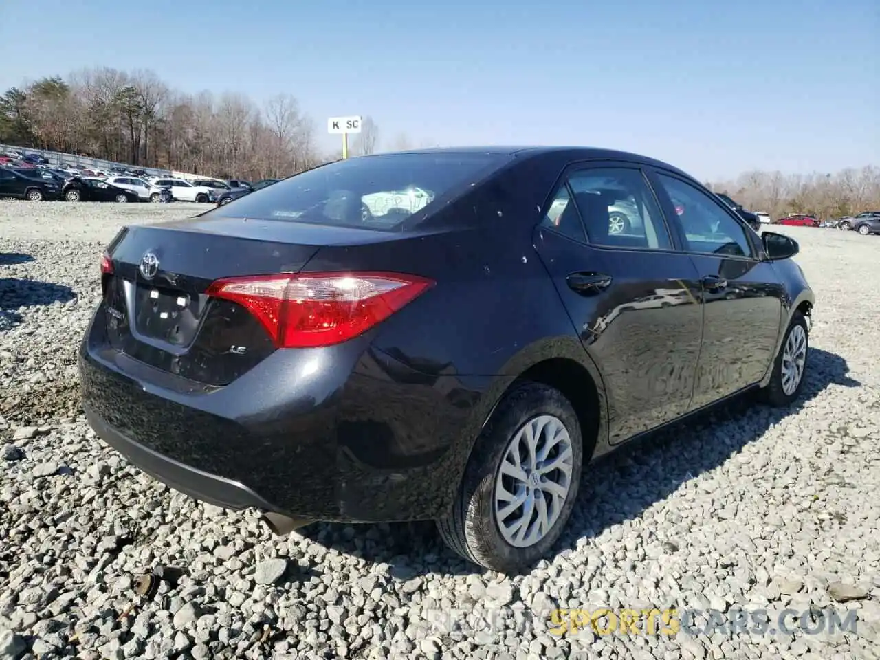 4 Photograph of a damaged car 5YFBURHE5KP933919 TOYOTA COROLLA 2019