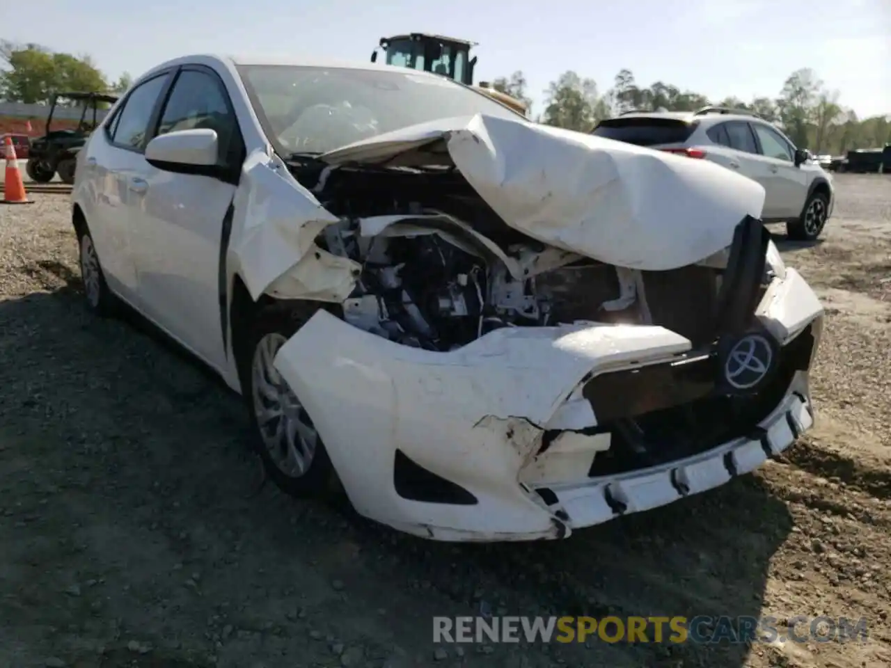 1 Photograph of a damaged car 5YFBURHE5KP934021 TOYOTA COROLLA 2019