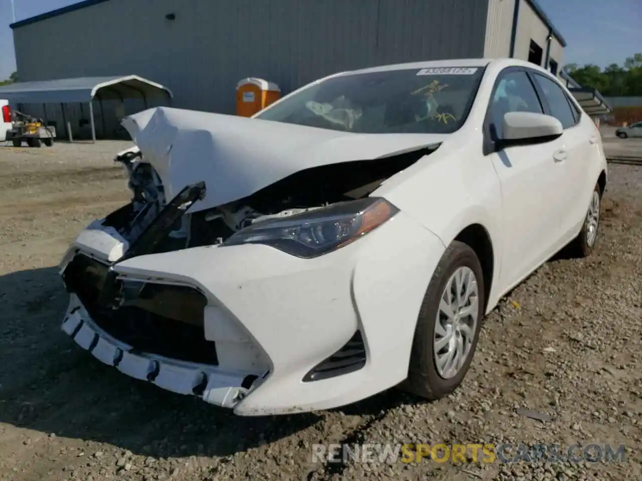 2 Photograph of a damaged car 5YFBURHE5KP934021 TOYOTA COROLLA 2019