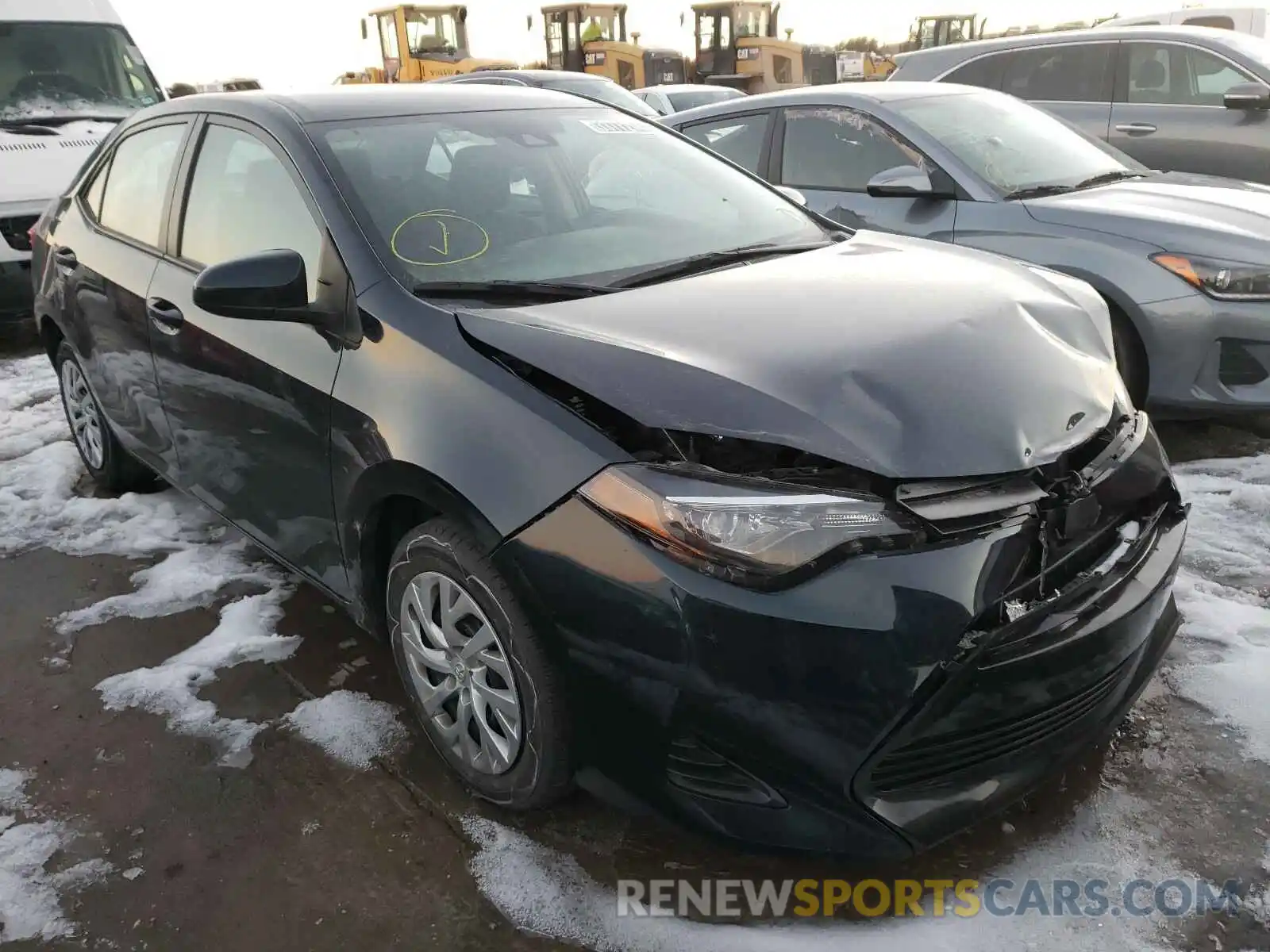 1 Photograph of a damaged car 5YFBURHE5KP934035 TOYOTA COROLLA 2019