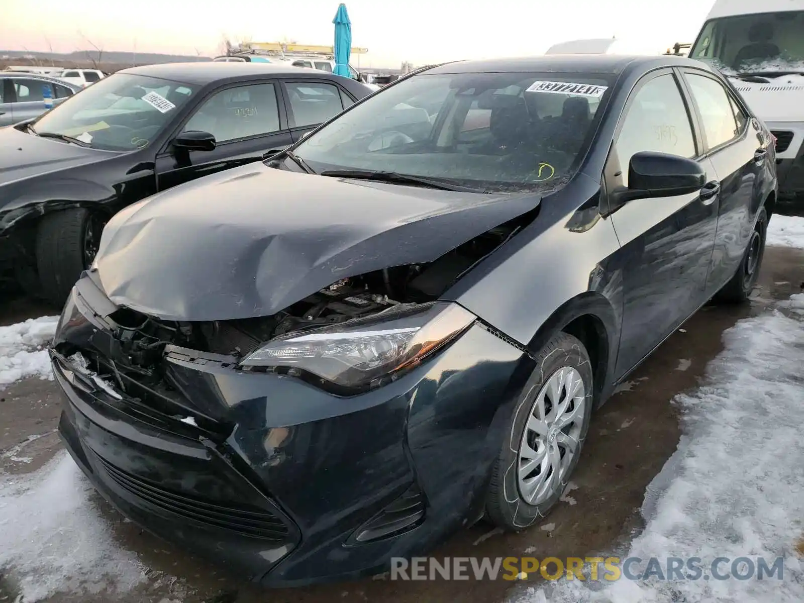 2 Photograph of a damaged car 5YFBURHE5KP934035 TOYOTA COROLLA 2019