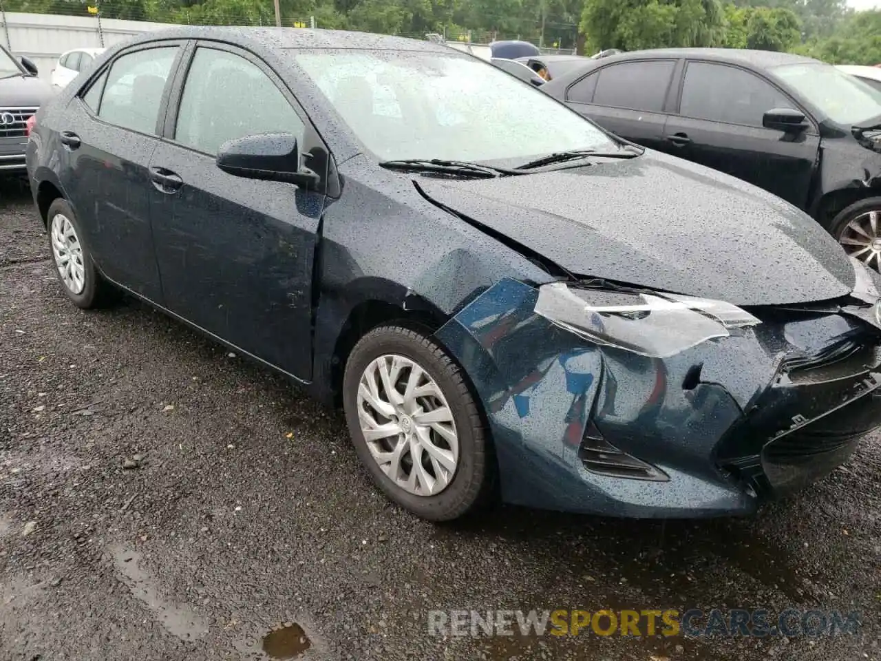 1 Photograph of a damaged car 5YFBURHE5KP934178 TOYOTA COROLLA 2019