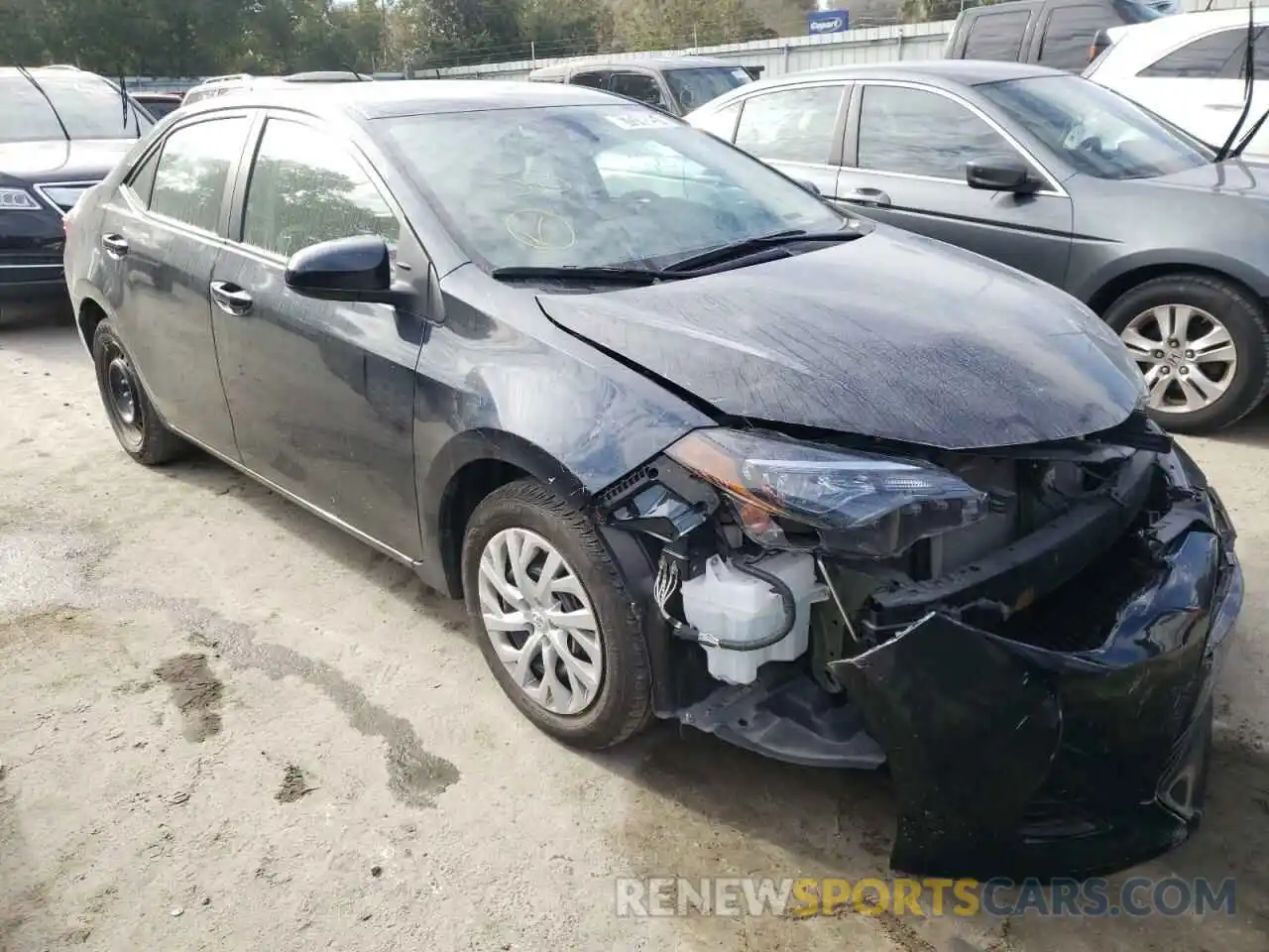 1 Photograph of a damaged car 5YFBURHE5KP934424 TOYOTA COROLLA 2019