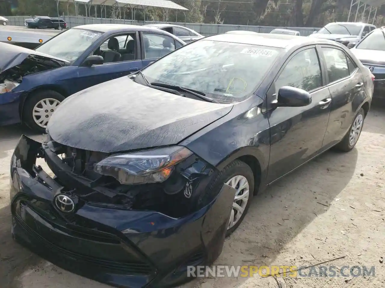 2 Photograph of a damaged car 5YFBURHE5KP934424 TOYOTA COROLLA 2019