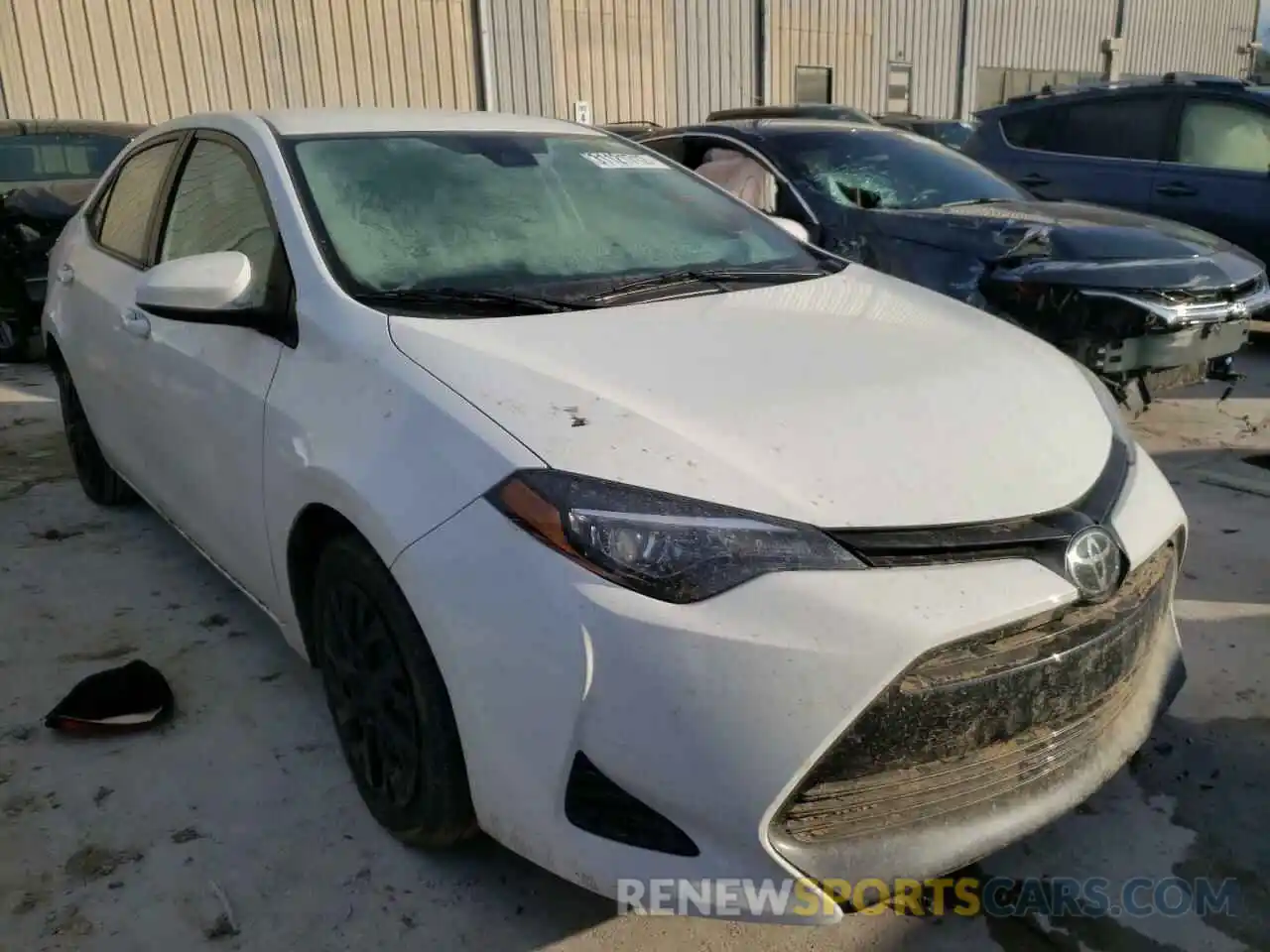 1 Photograph of a damaged car 5YFBURHE5KP934455 TOYOTA COROLLA 2019