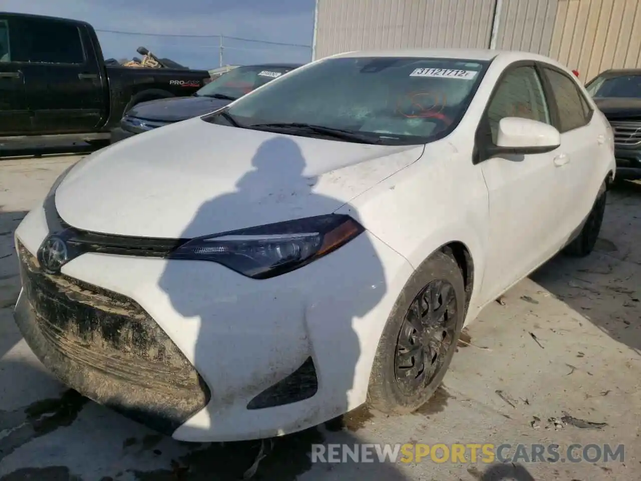 2 Photograph of a damaged car 5YFBURHE5KP934455 TOYOTA COROLLA 2019