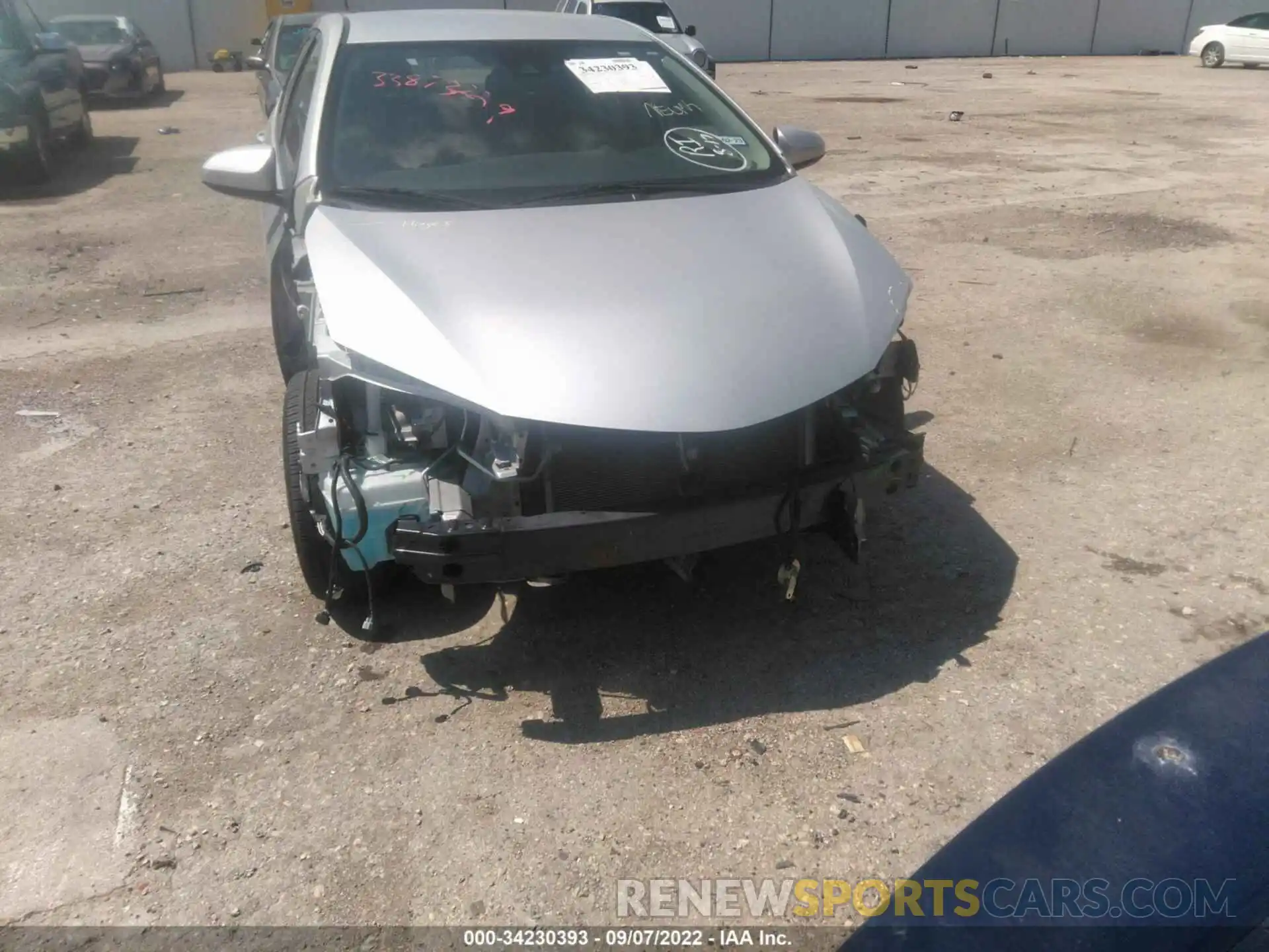 6 Photograph of a damaged car 5YFBURHE5KP934715 TOYOTA COROLLA 2019