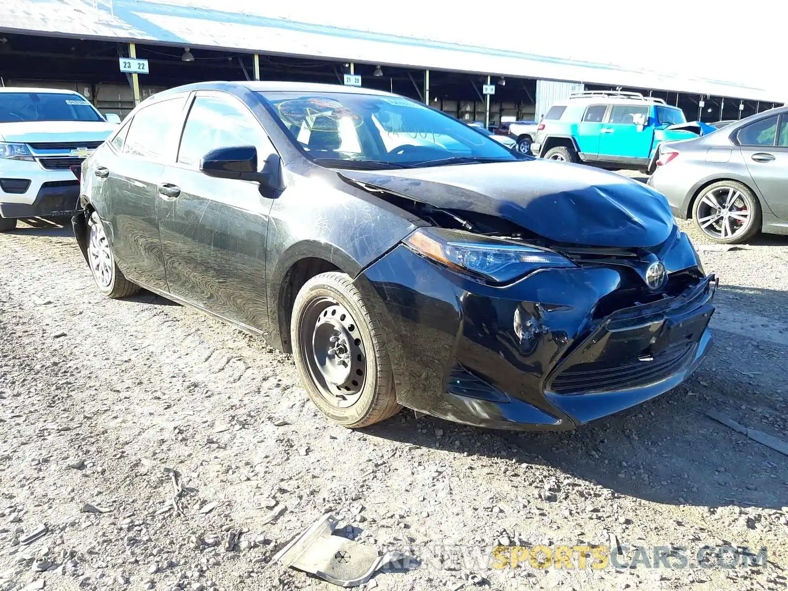 1 Photograph of a damaged car 5YFBURHE5KP934858 TOYOTA COROLLA 2019