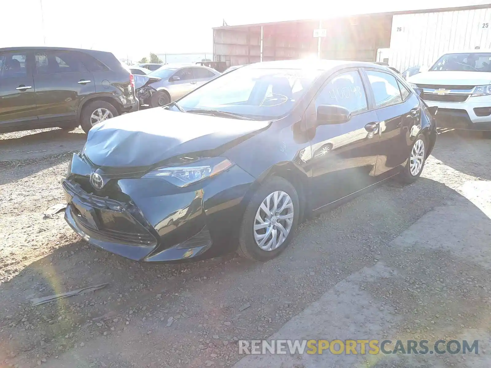 2 Photograph of a damaged car 5YFBURHE5KP934858 TOYOTA COROLLA 2019