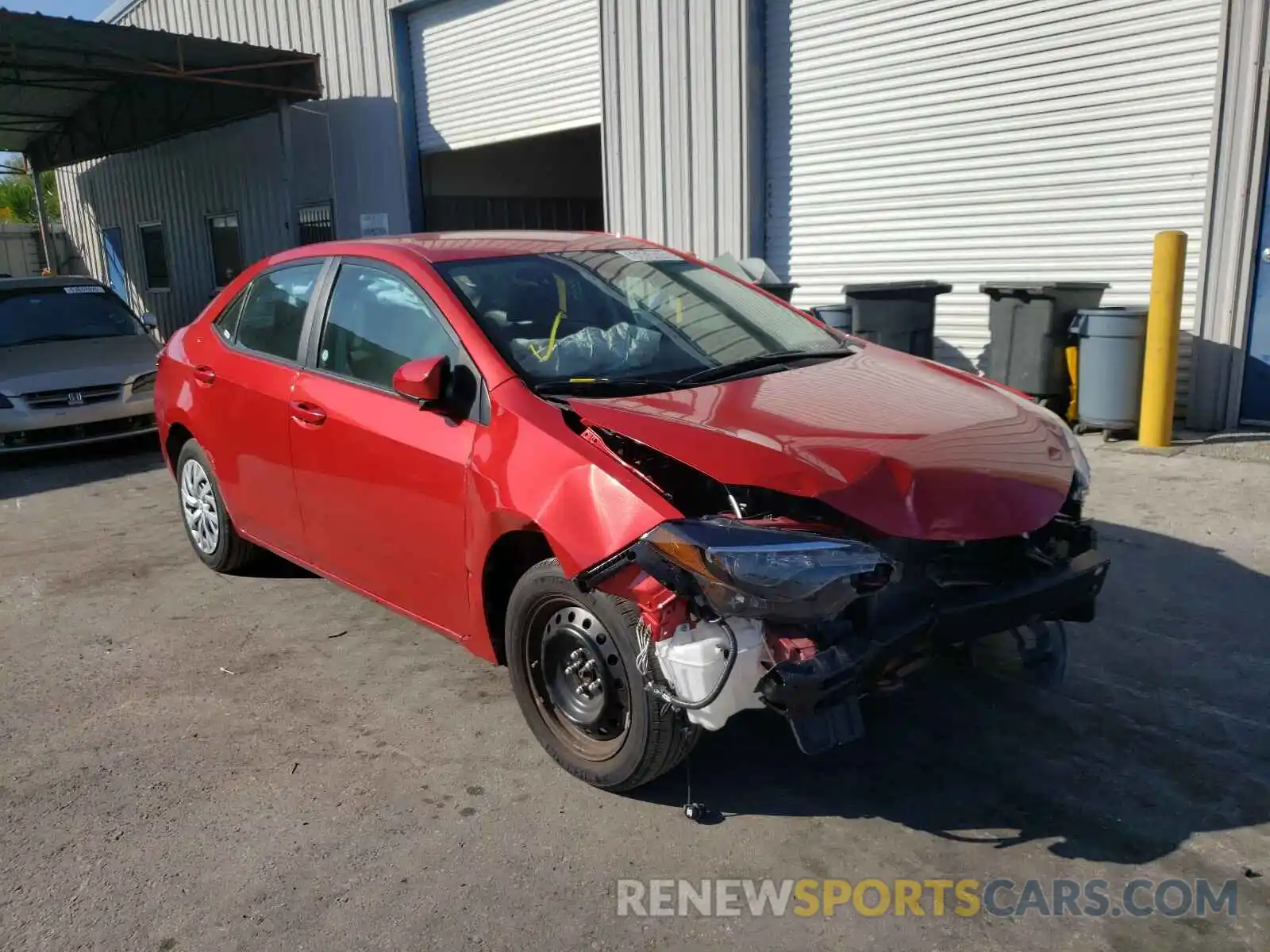 1 Photograph of a damaged car 5YFBURHE5KP934956 TOYOTA COROLLA 2019