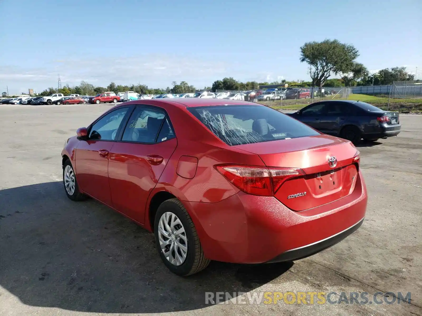 3 Photograph of a damaged car 5YFBURHE5KP934956 TOYOTA COROLLA 2019