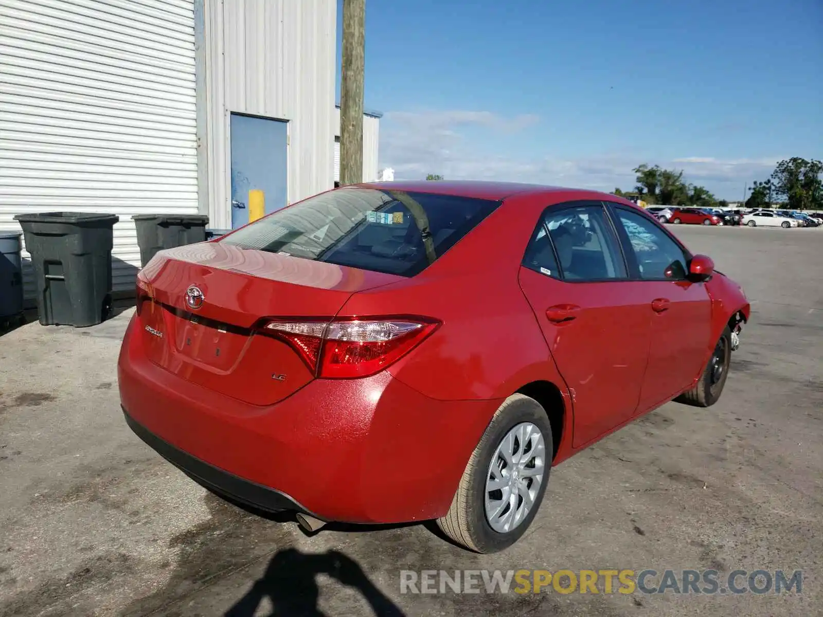 4 Photograph of a damaged car 5YFBURHE5KP934956 TOYOTA COROLLA 2019