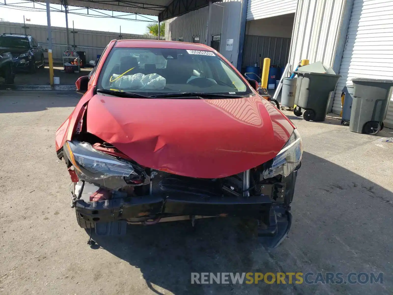 9 Photograph of a damaged car 5YFBURHE5KP934956 TOYOTA COROLLA 2019