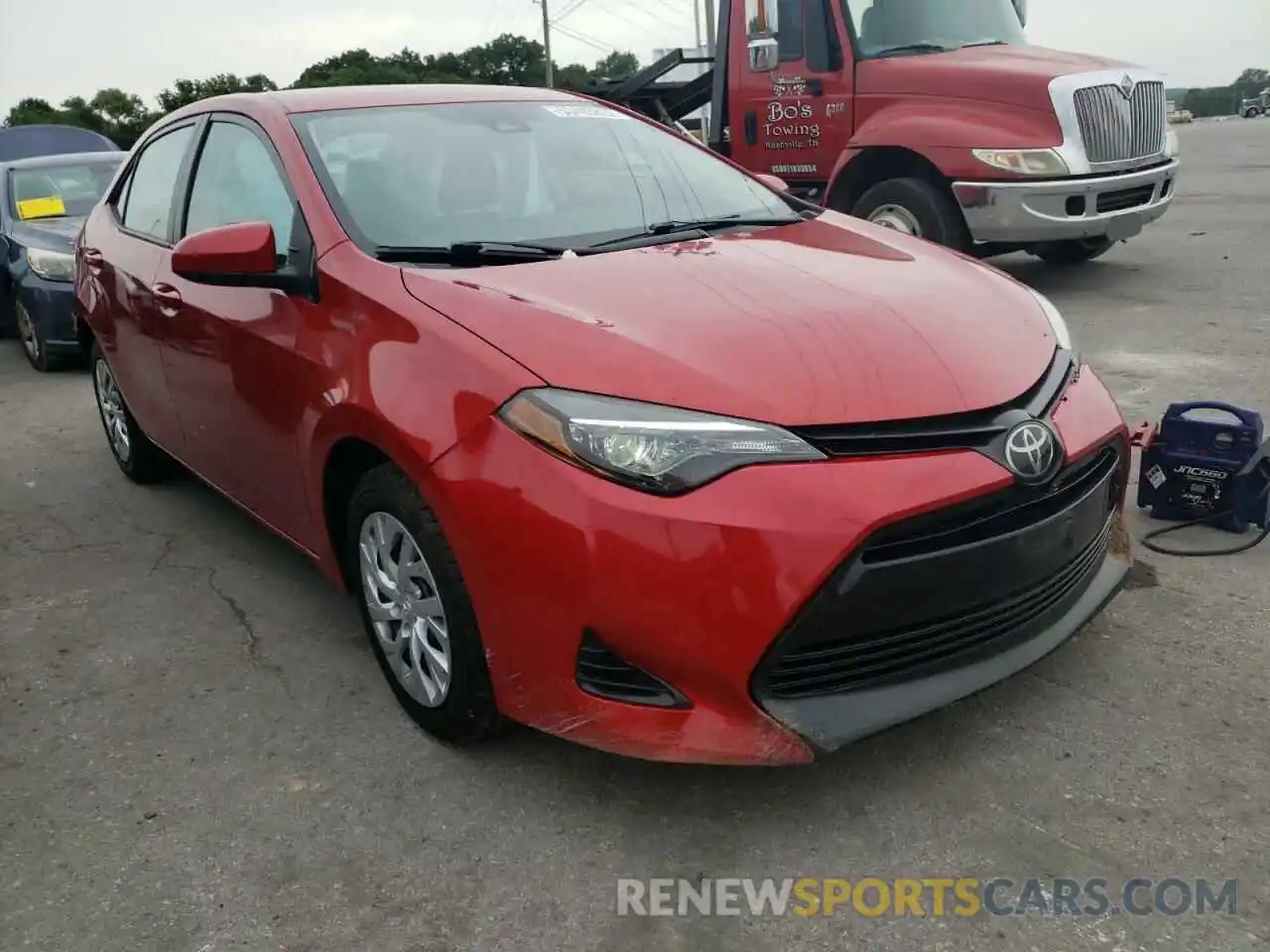 1 Photograph of a damaged car 5YFBURHE5KP935167 TOYOTA COROLLA 2019