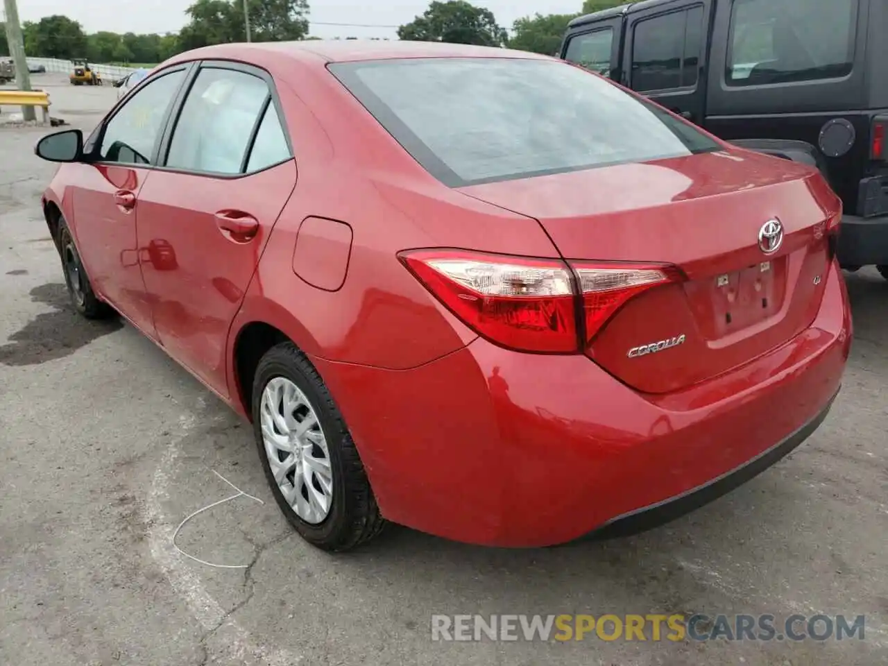 3 Photograph of a damaged car 5YFBURHE5KP935167 TOYOTA COROLLA 2019