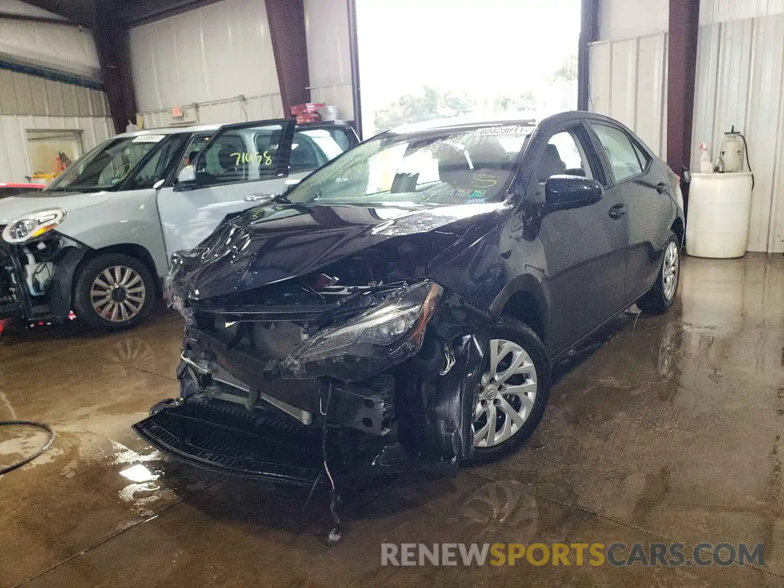 2 Photograph of a damaged car 5YFBURHE5KP935220 TOYOTA COROLLA 2019