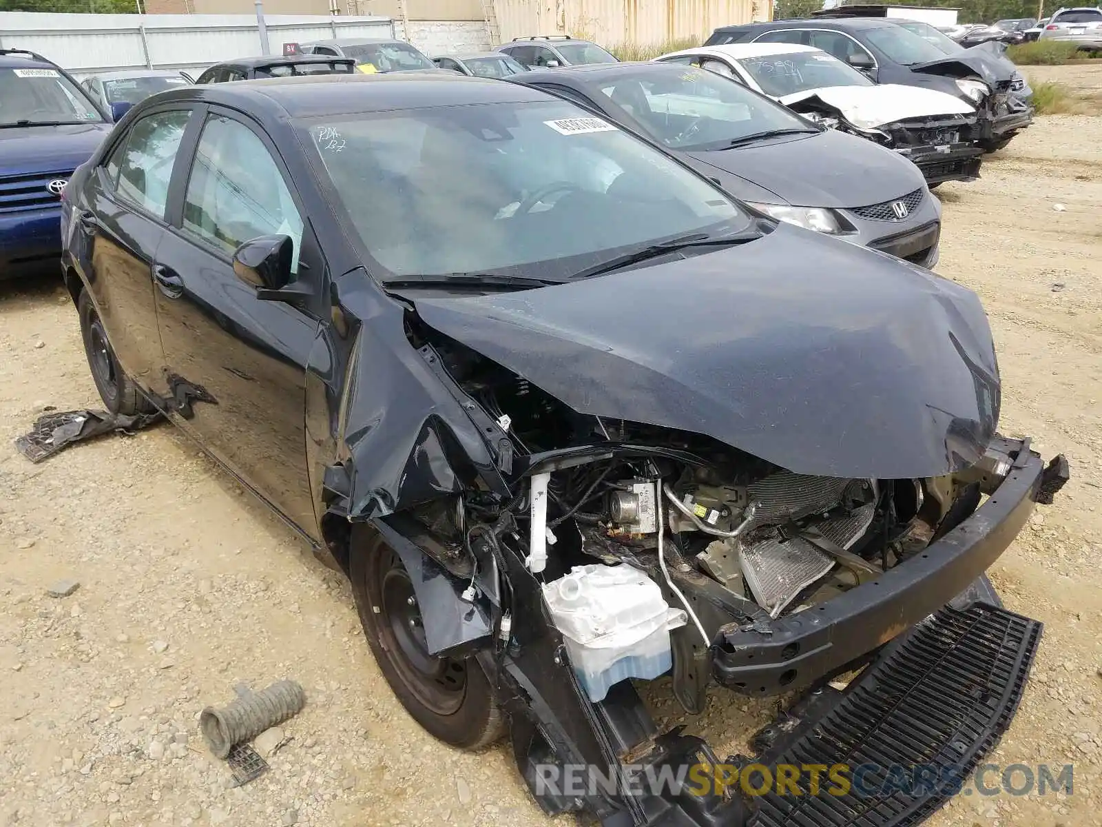 1 Photograph of a damaged car 5YFBURHE5KP935248 TOYOTA COROLLA 2019
