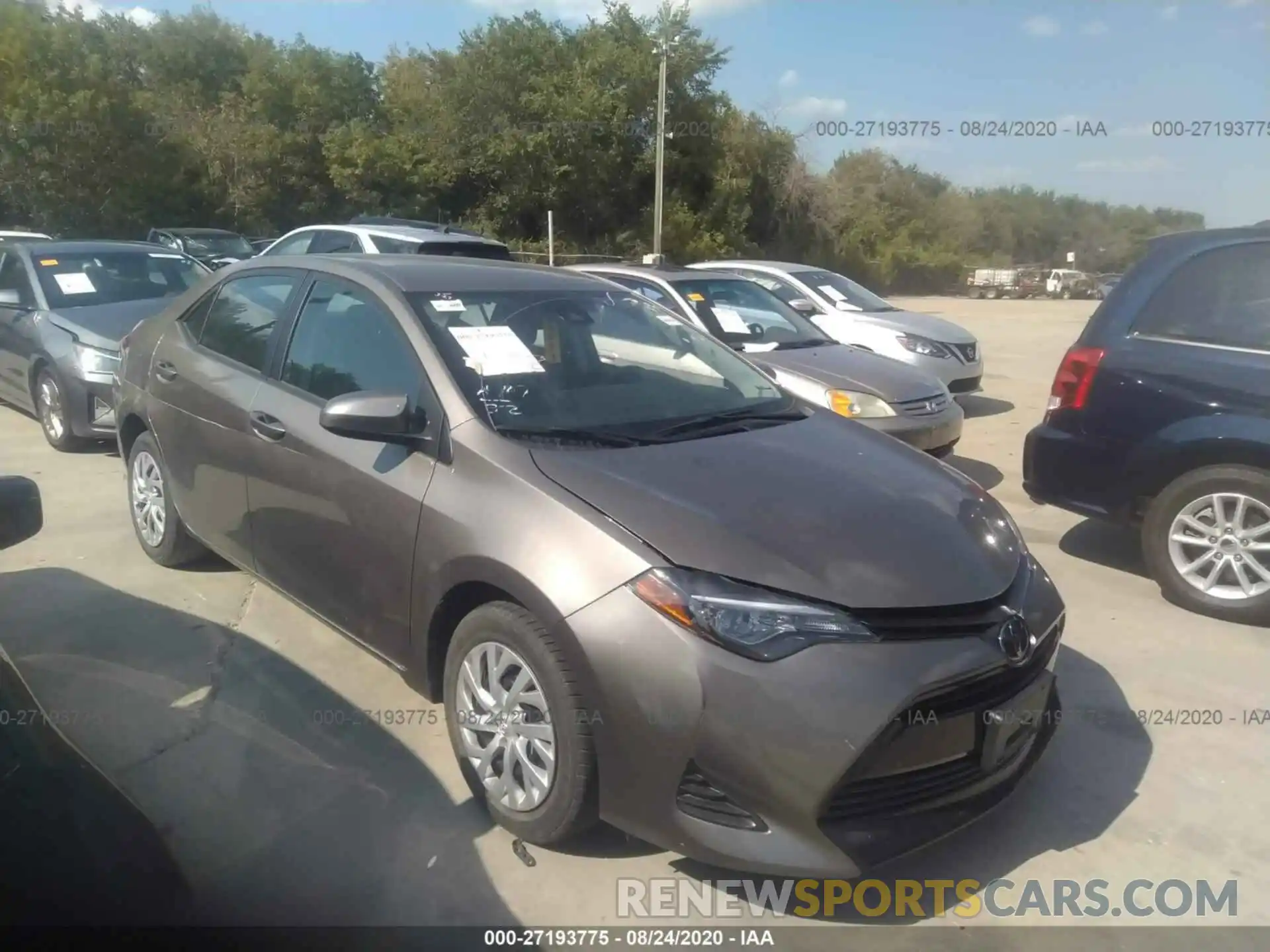 1 Photograph of a damaged car 5YFBURHE5KP935251 TOYOTA COROLLA 2019