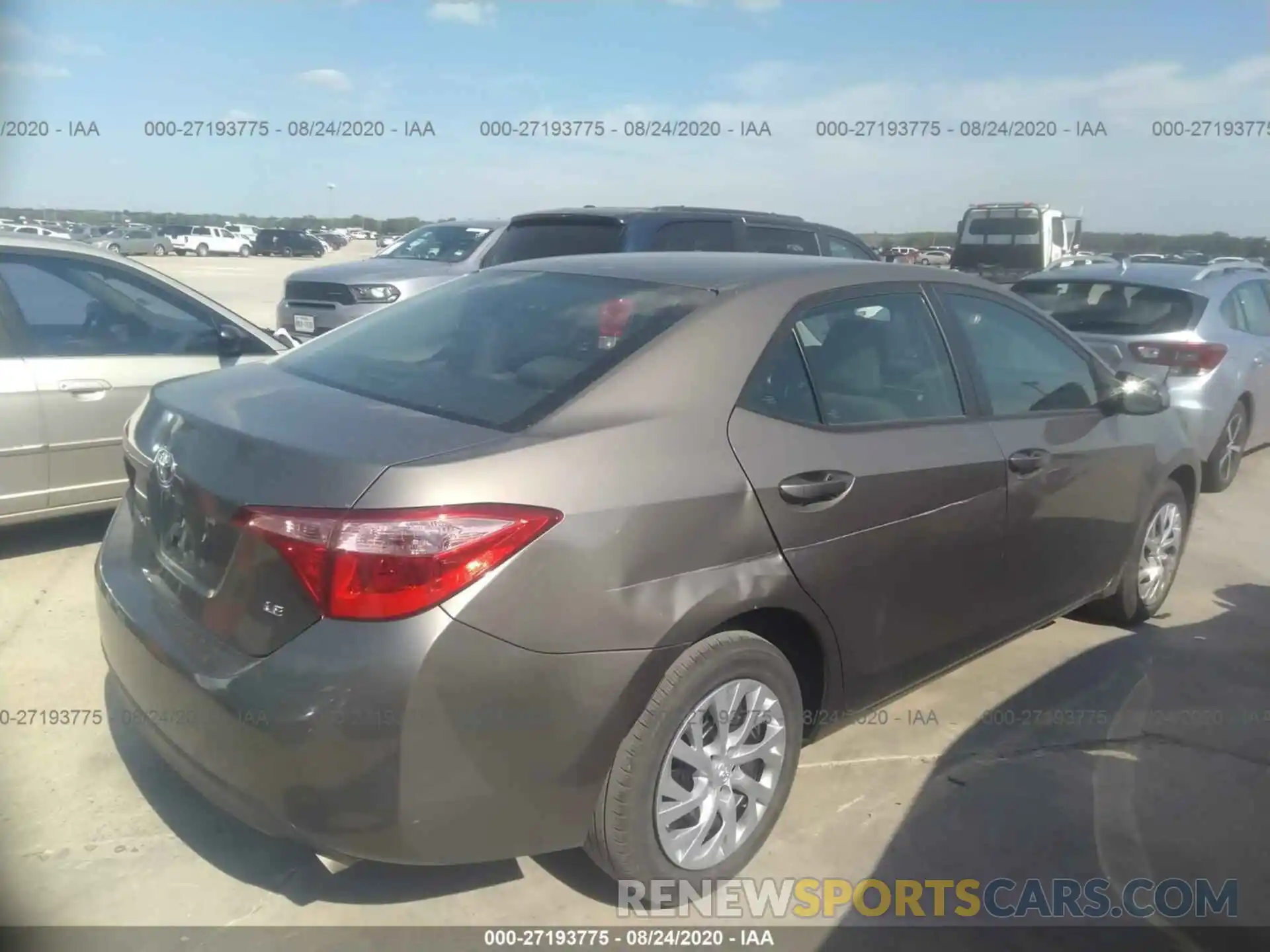 4 Photograph of a damaged car 5YFBURHE5KP935251 TOYOTA COROLLA 2019