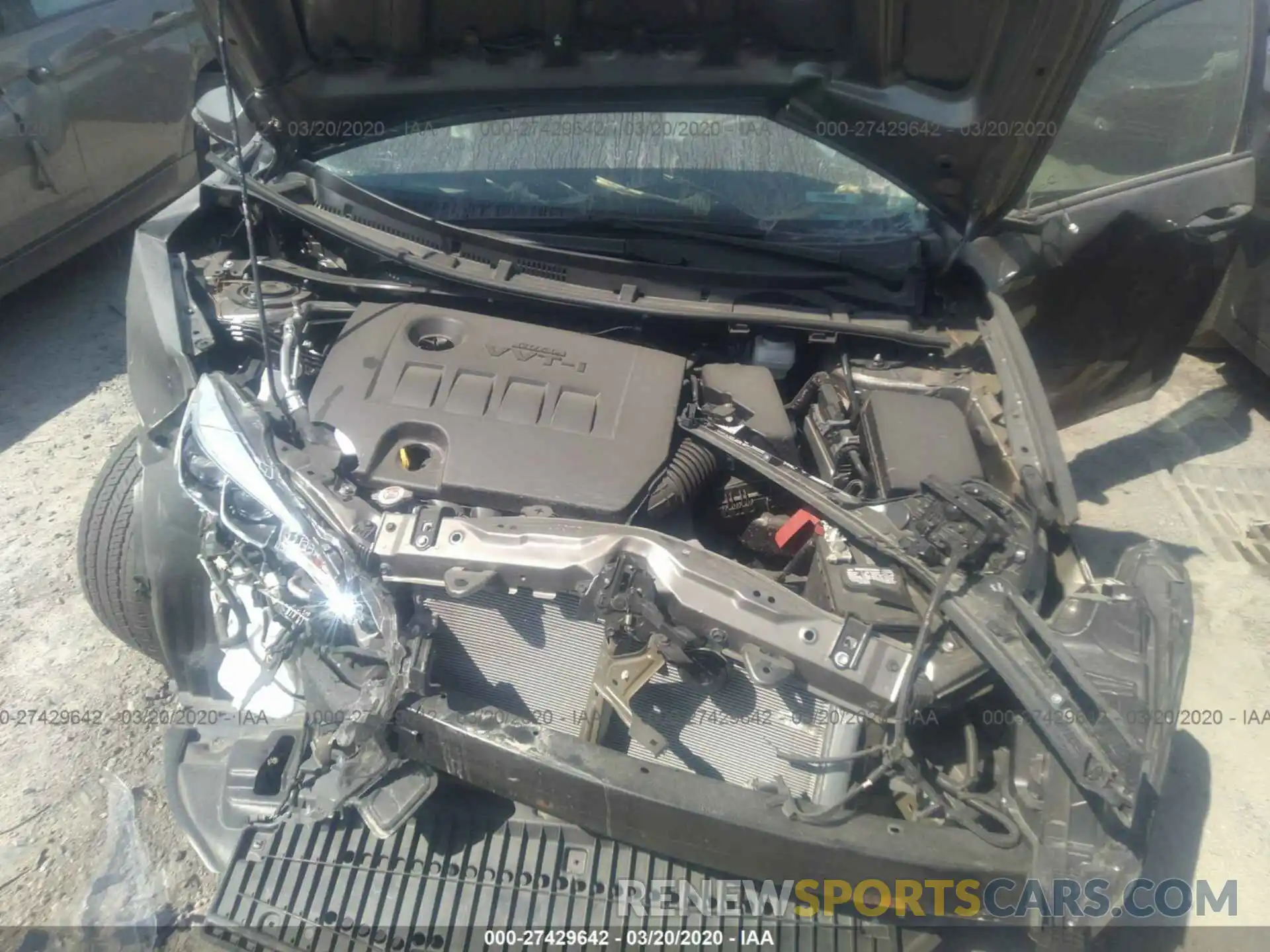 10 Photograph of a damaged car 5YFBURHE5KP935279 TOYOTA COROLLA 2019