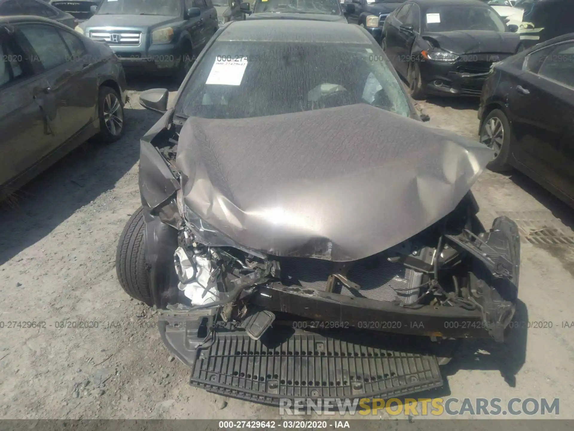 6 Photograph of a damaged car 5YFBURHE5KP935279 TOYOTA COROLLA 2019