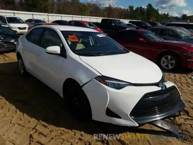 1 Photograph of a damaged car 5YFBURHE5KP935444 TOYOTA COROLLA 2019