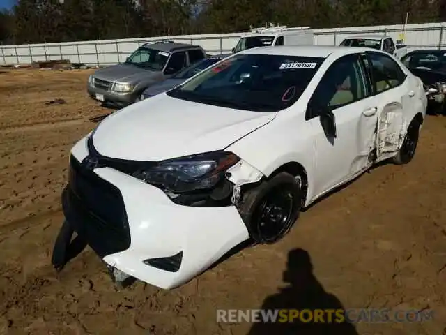 2 Photograph of a damaged car 5YFBURHE5KP935444 TOYOTA COROLLA 2019