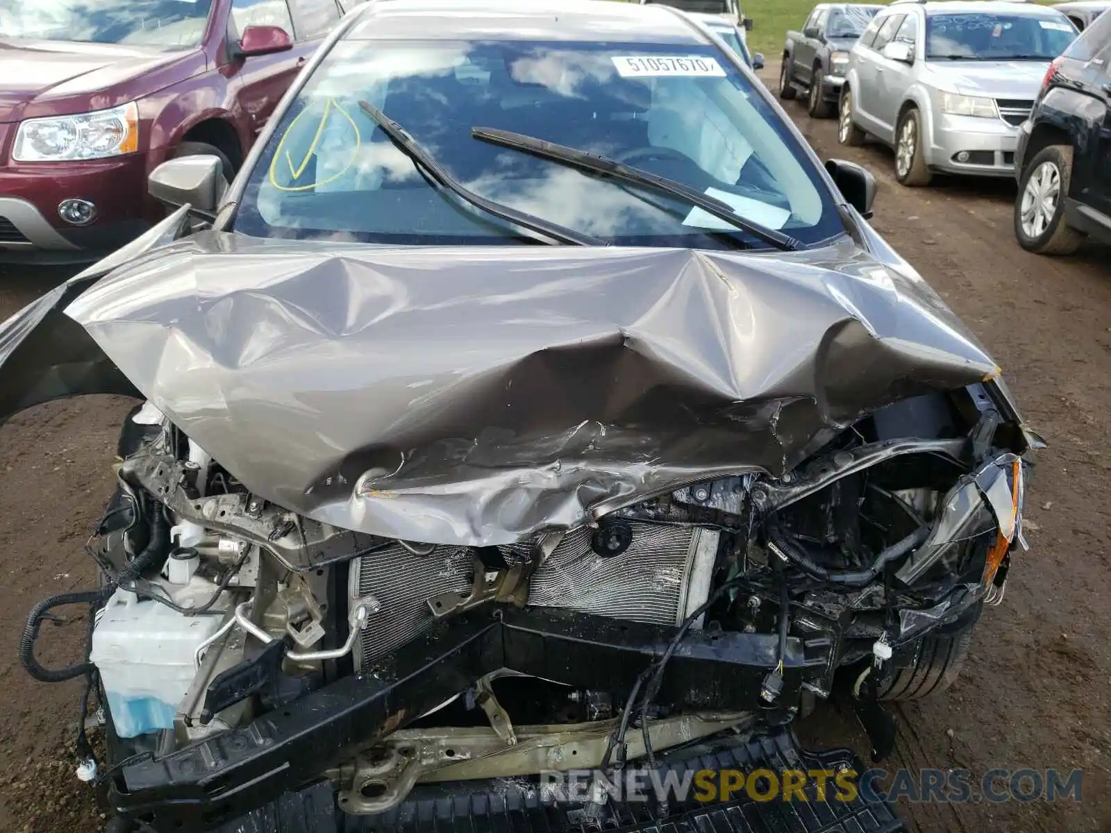 7 Photograph of a damaged car 5YFBURHE5KP935508 TOYOTA COROLLA 2019