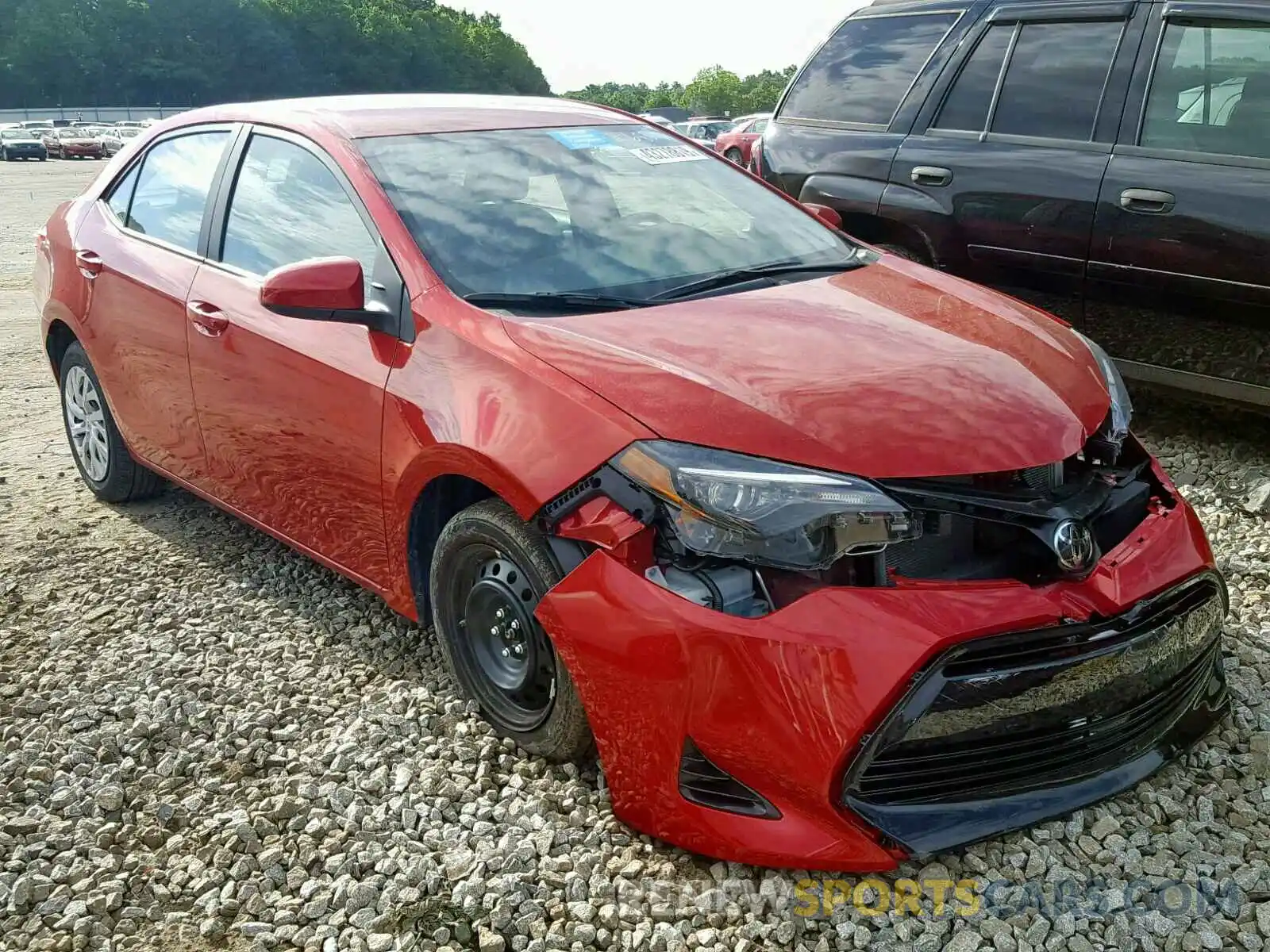 1 Photograph of a damaged car 5YFBURHE5KP935685 TOYOTA COROLLA 2019