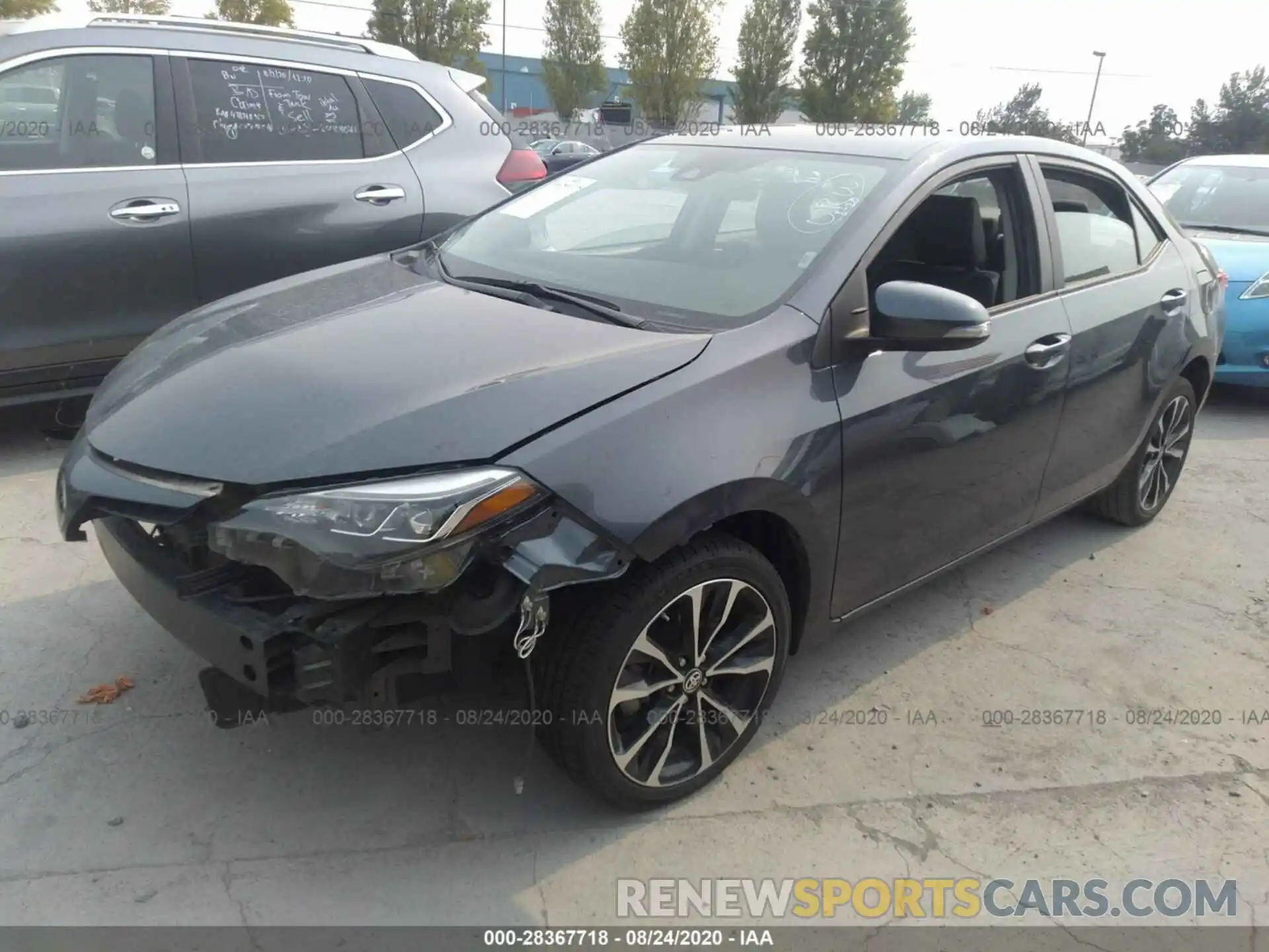 2 Photograph of a damaged car 5YFBURHE5KP935704 TOYOTA COROLLA 2019