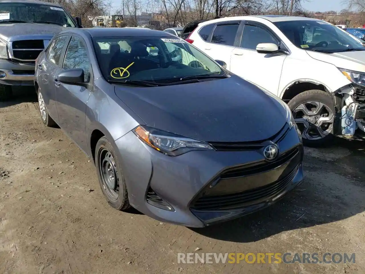 1 Photograph of a damaged car 5YFBURHE5KP935816 TOYOTA COROLLA 2019