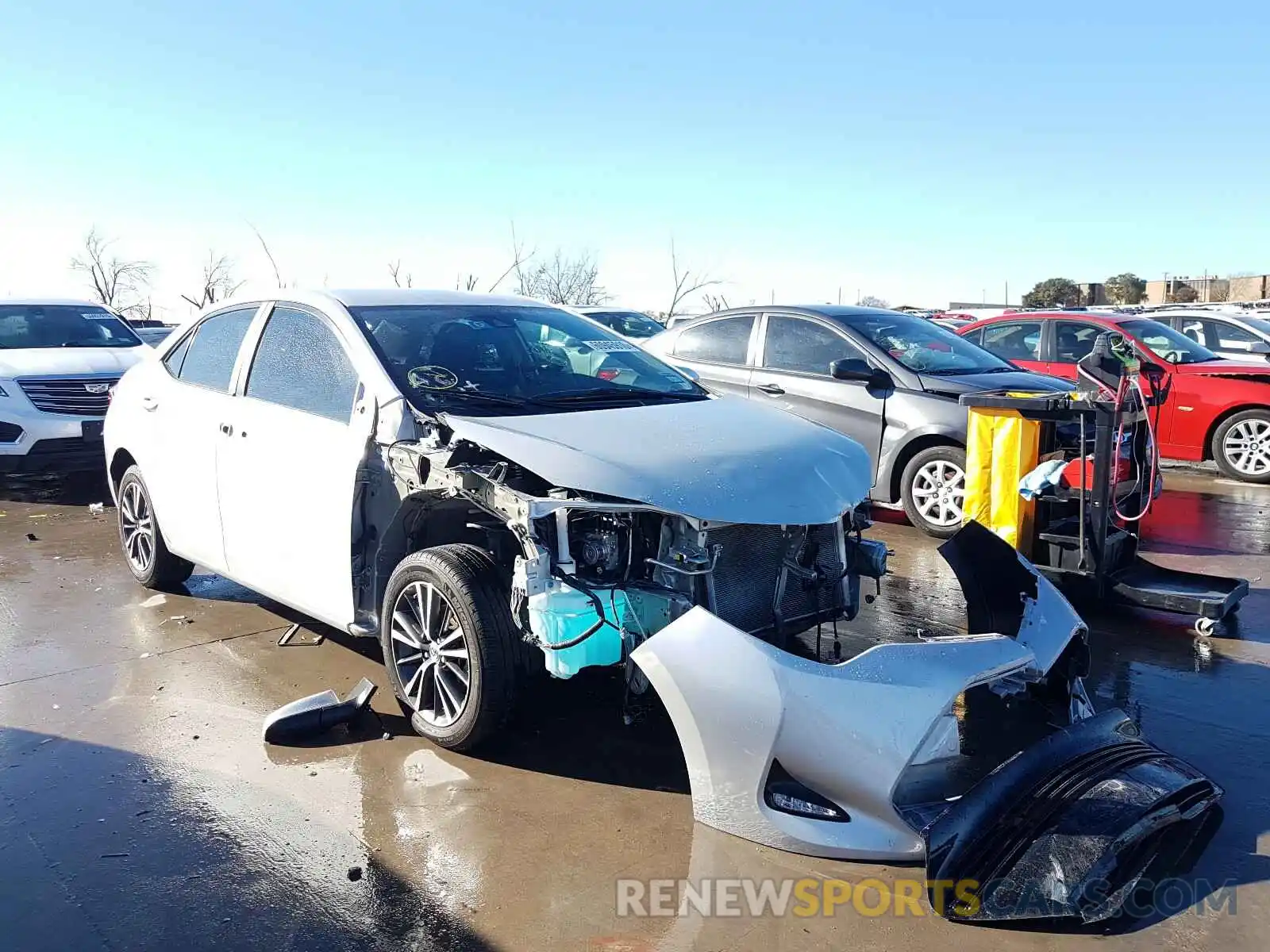 1 Photograph of a damaged car 5YFBURHE5KP935959 TOYOTA COROLLA 2019