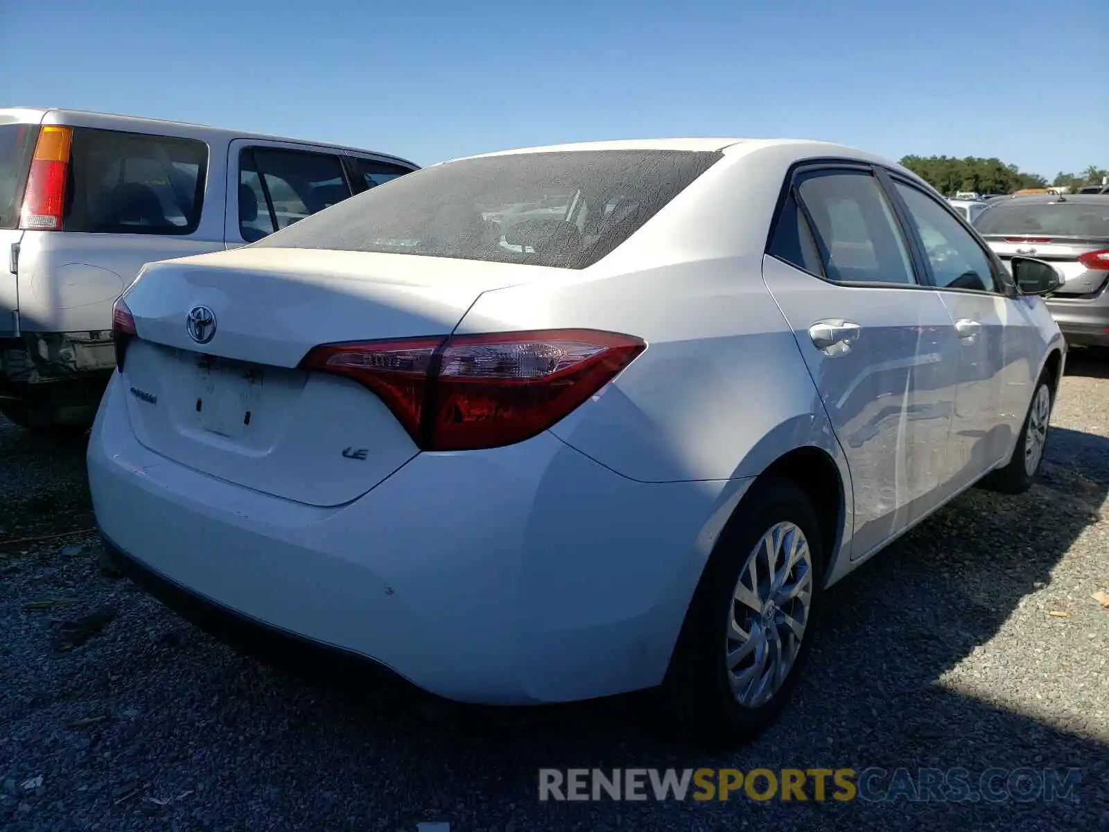 4 Photograph of a damaged car 5YFBURHE5KP935962 TOYOTA COROLLA 2019