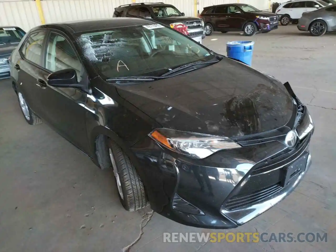 1 Photograph of a damaged car 5YFBURHE5KP936223 TOYOTA COROLLA 2019