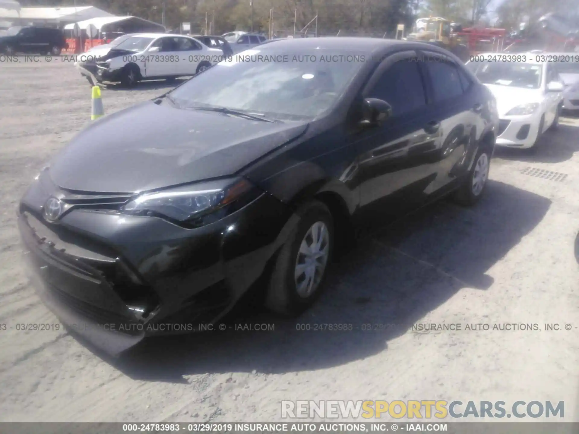 2 Photograph of a damaged car 5YFBURHE5KP936271 TOYOTA COROLLA 2019