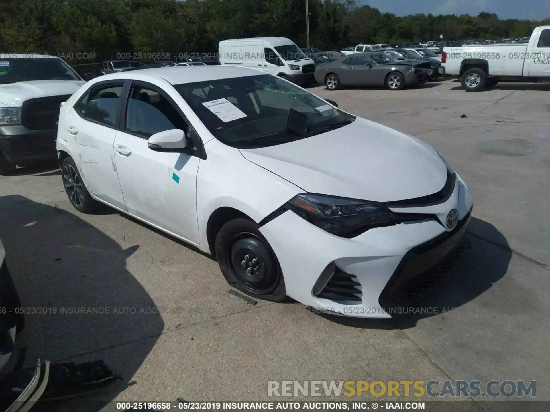 1 Photograph of a damaged car 5YFBURHE5KP936433 TOYOTA COROLLA 2019